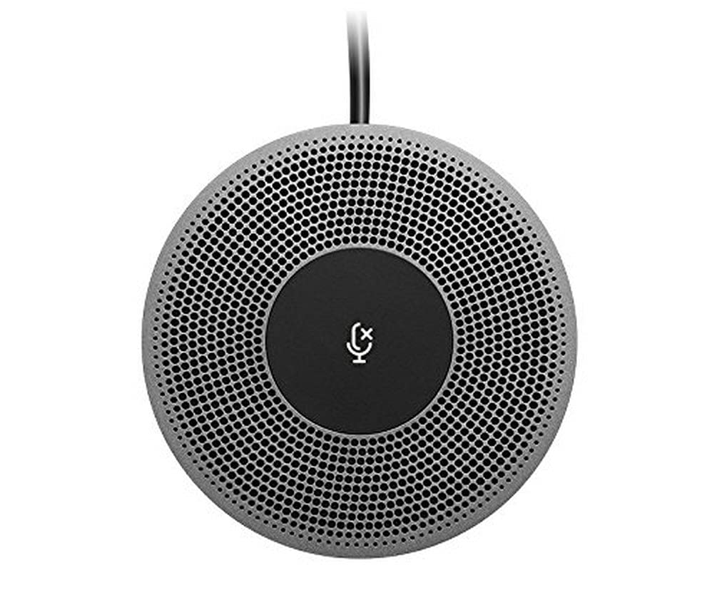 LOGITECH EXPANSION MIC FOR MEETUP Microphone for Small Room Solution for Google Meet for Microsoft Teams Rooms for Zoom Rooms