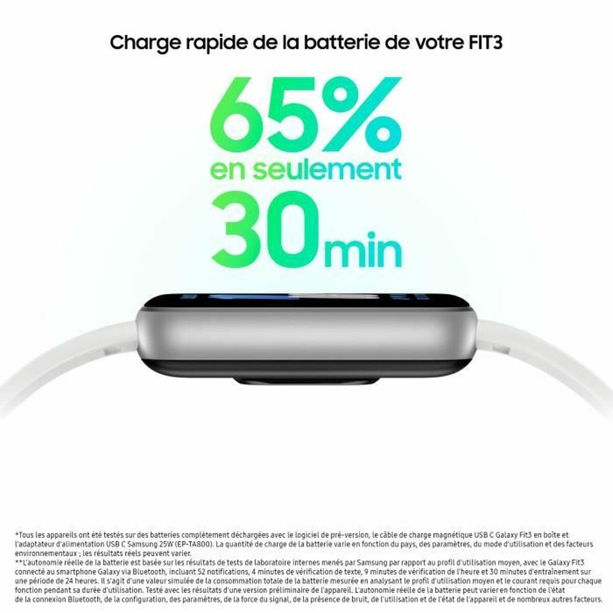 Galaxy Fit3 Argent