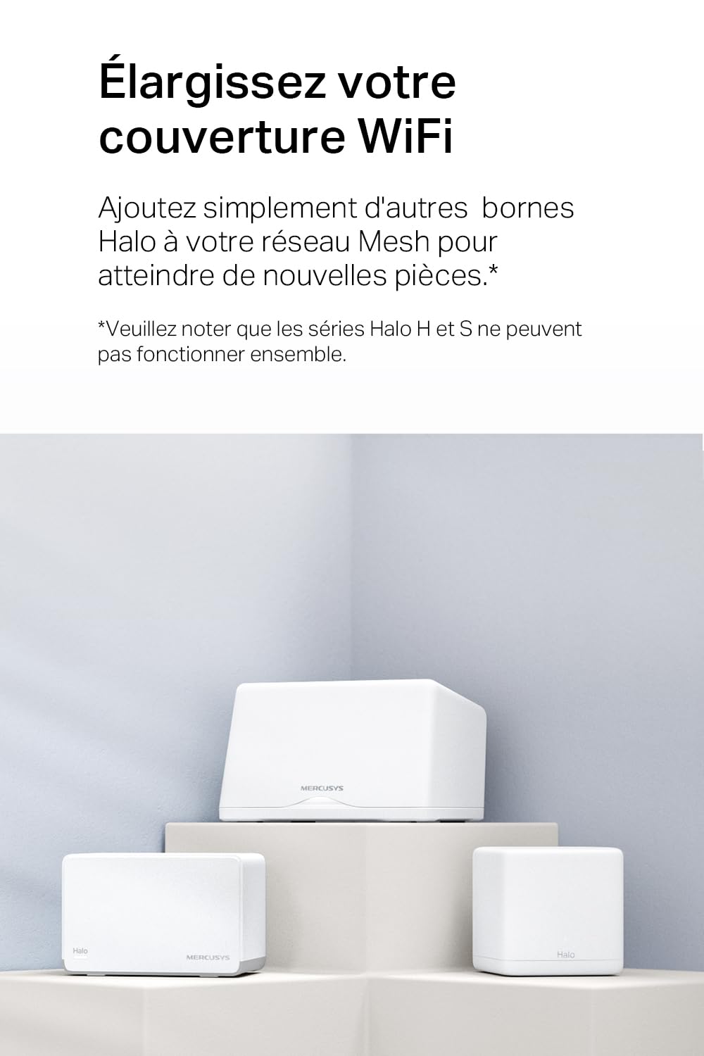 TP-LINK MERCUSYS Halo H47BE 2-pack BE9300 Whole Home Mesh Wi-Fi 7 System