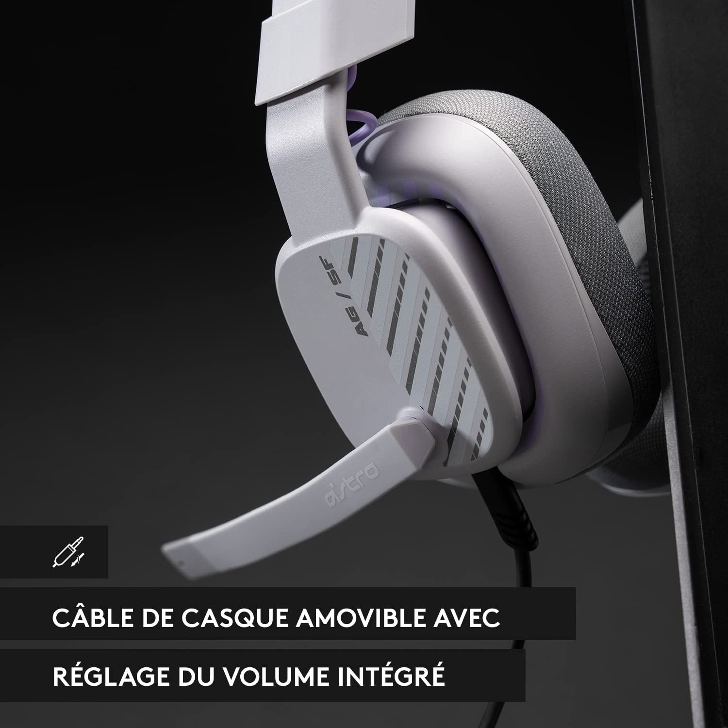 LOGITECH Astro Gaming A10 Gen 2 Headset full size wired 3.5 mm jack grey
