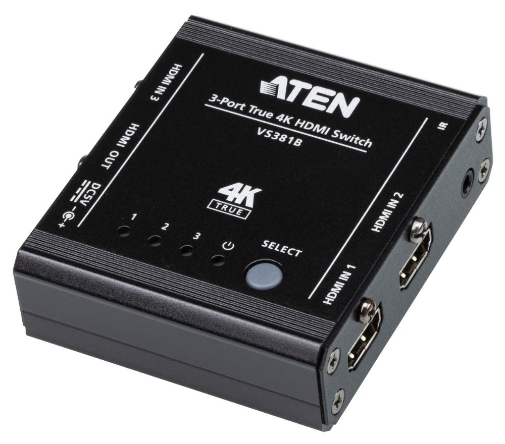 ATEN. VS381B COMMUTATEUR HDMI 2.0 3 PORTS