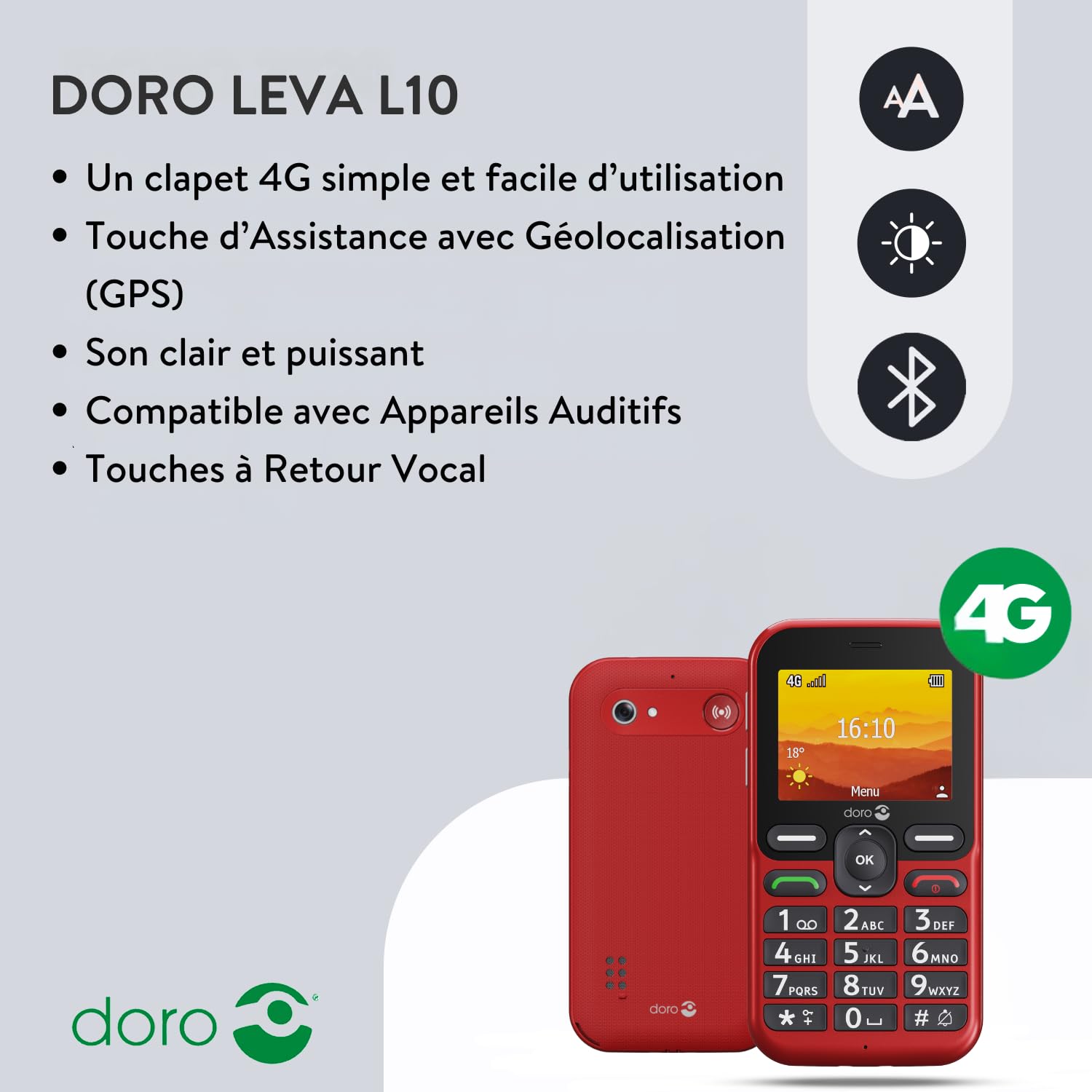 Doro Leva L10 SC GRAPHITE