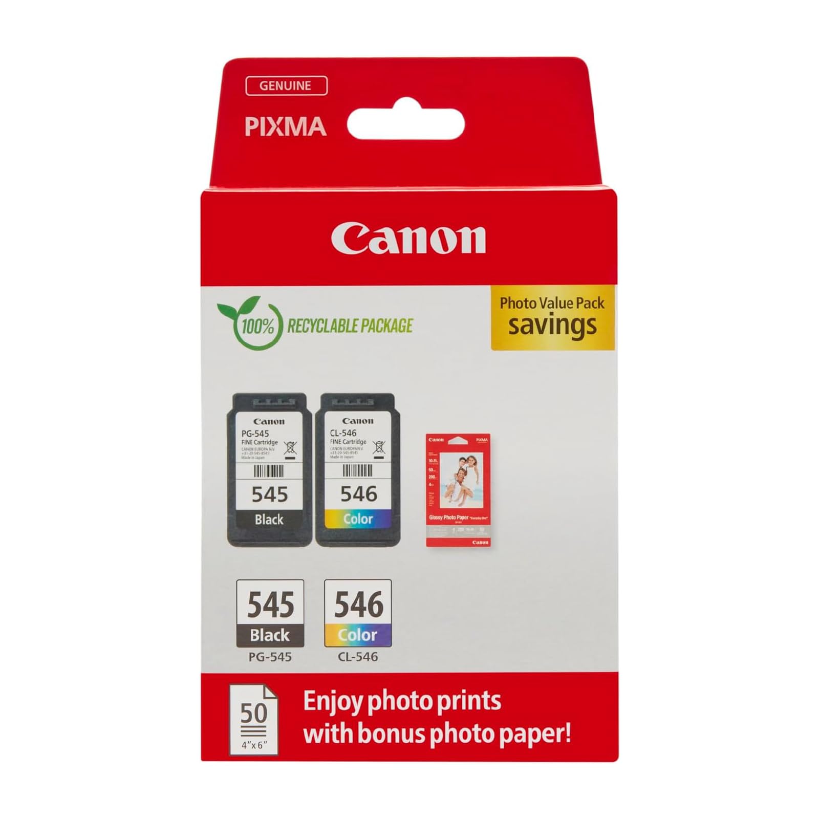 CANON PG-545/CL-546 Ink Cartridge PVP