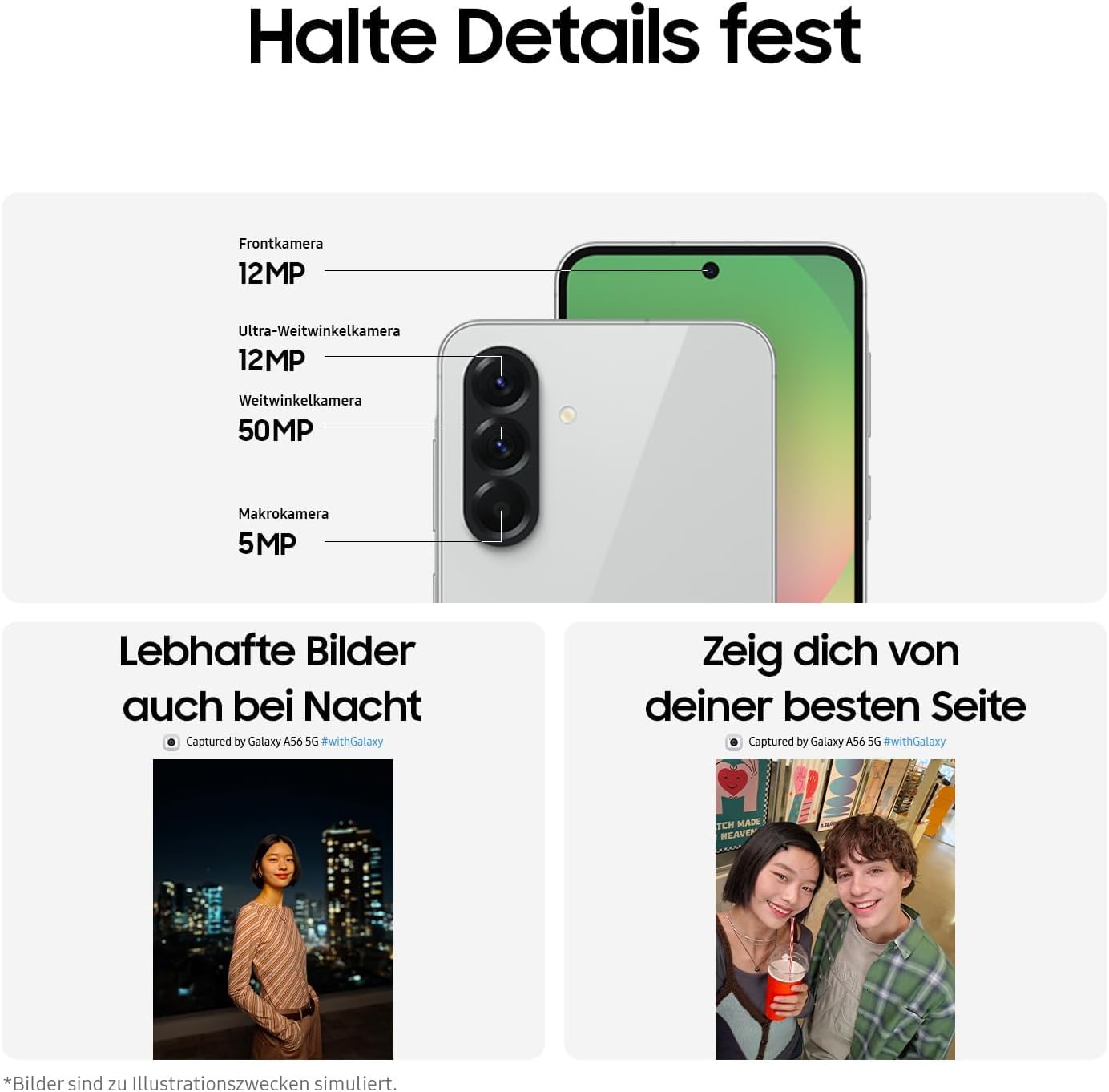 Samsung Galaxy A56 5G 8/256 Go Vert