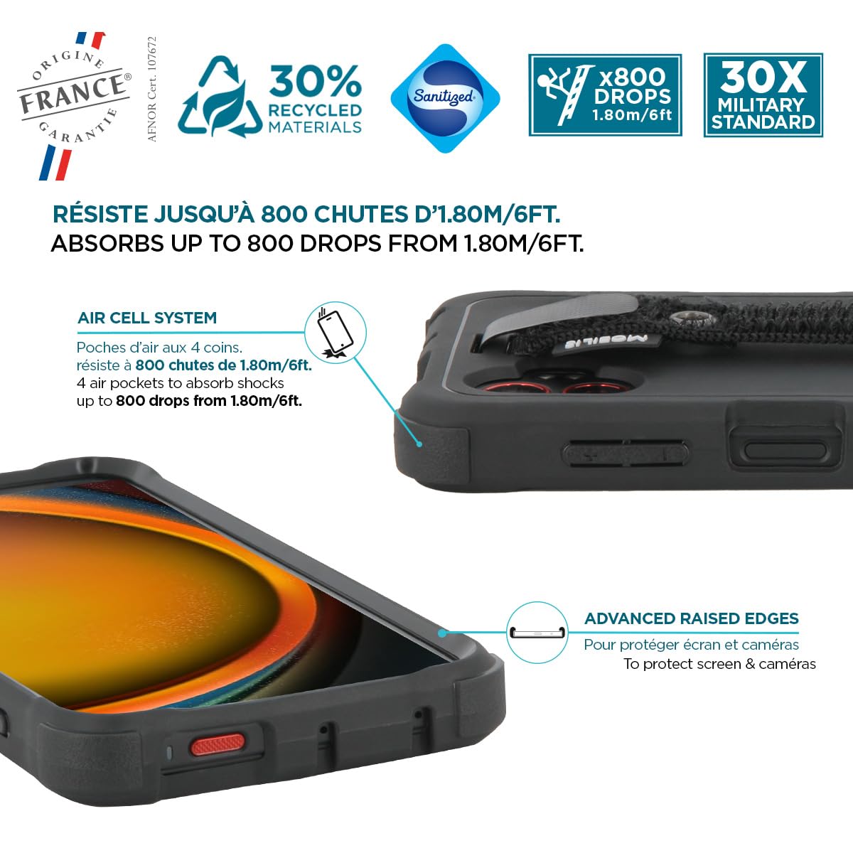 PROTECH - Case+Handstrap for Galaxy XC