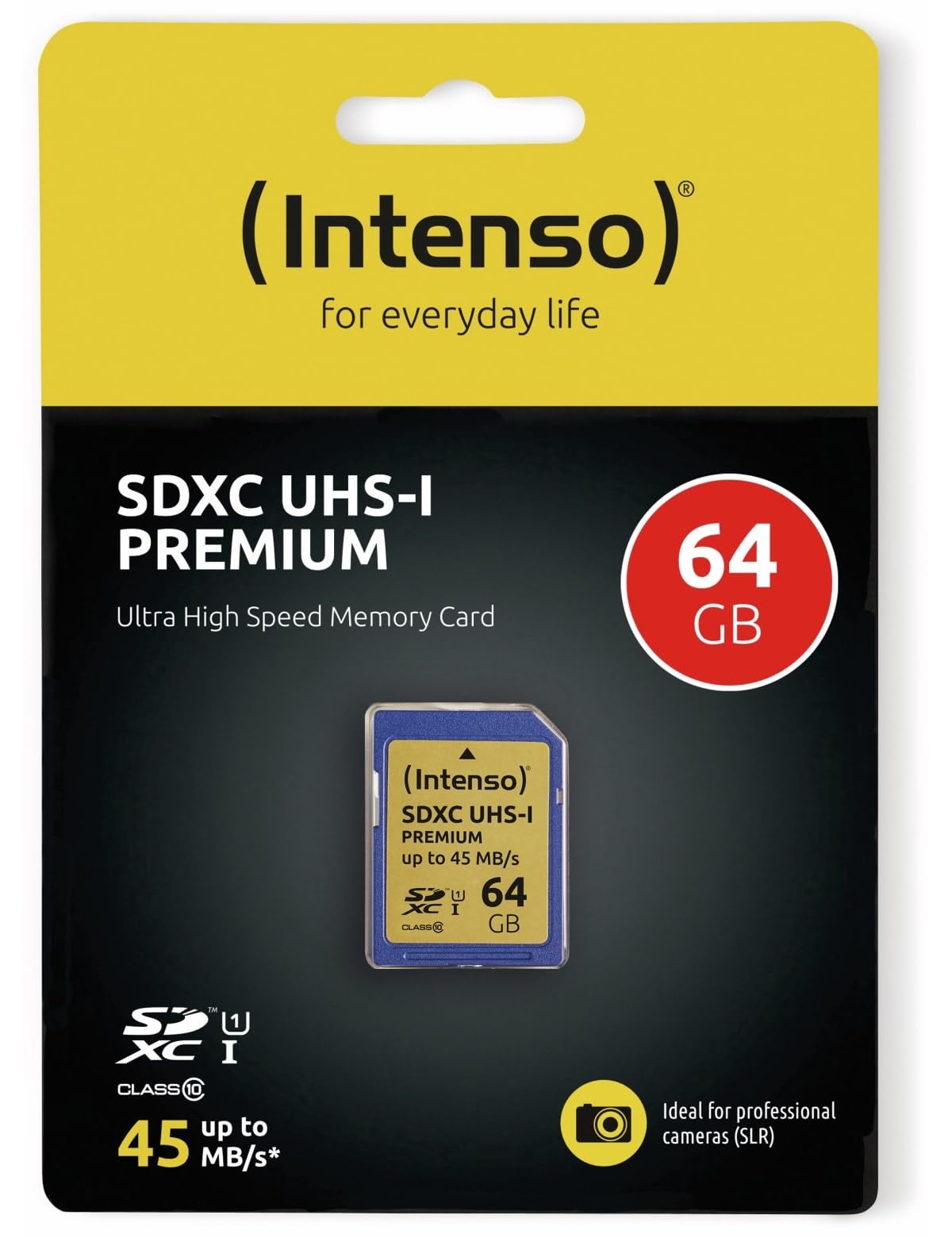 INTENSO Carte SDXC UHS-I Premium Class 10 - 64 Go