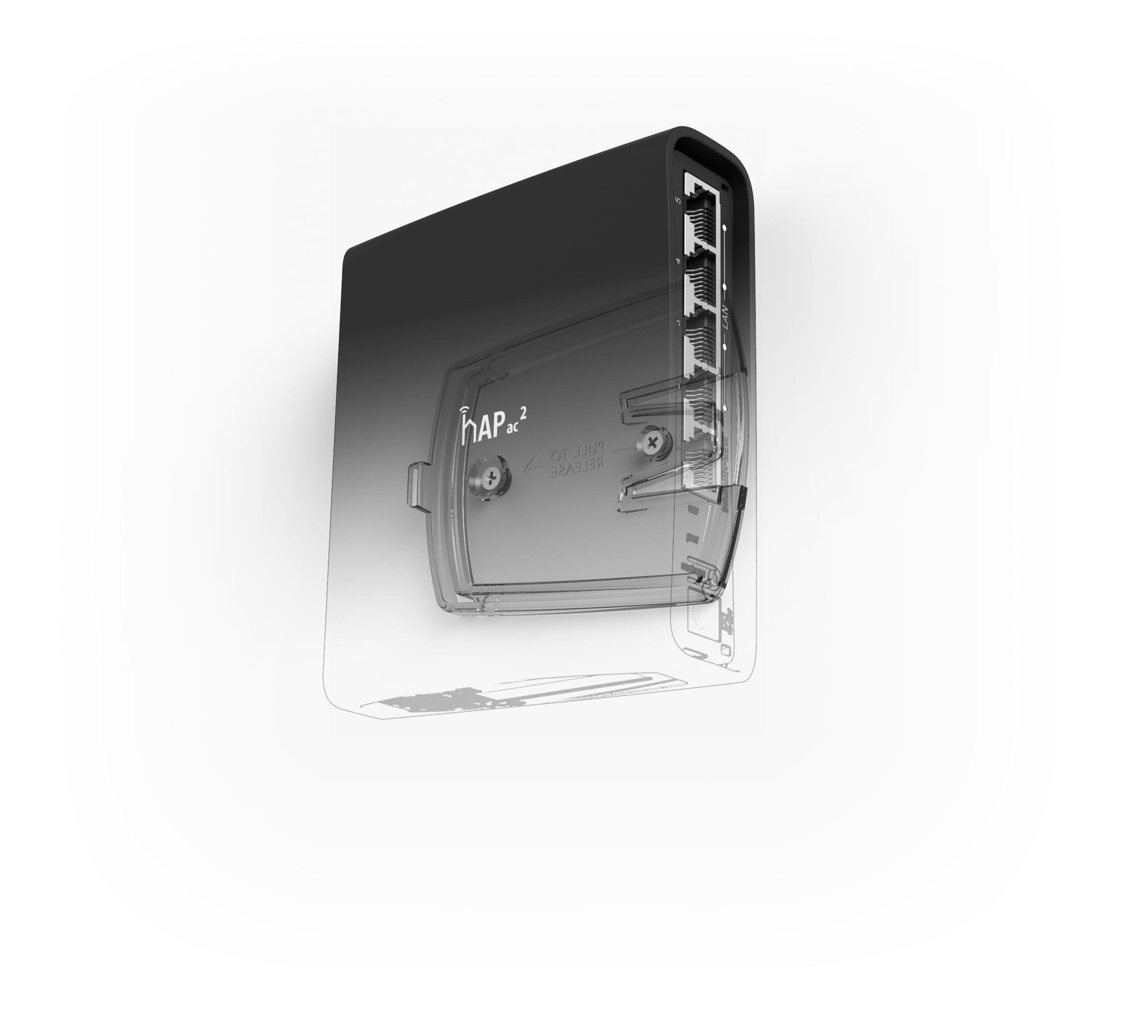 Mikrotik hAP ac2 Noir Connexion Ethernet, supportant l'alimentation via ce port (PoE)