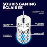 TRUST Souris gaming filaire HELOX ultra légére - Blanche