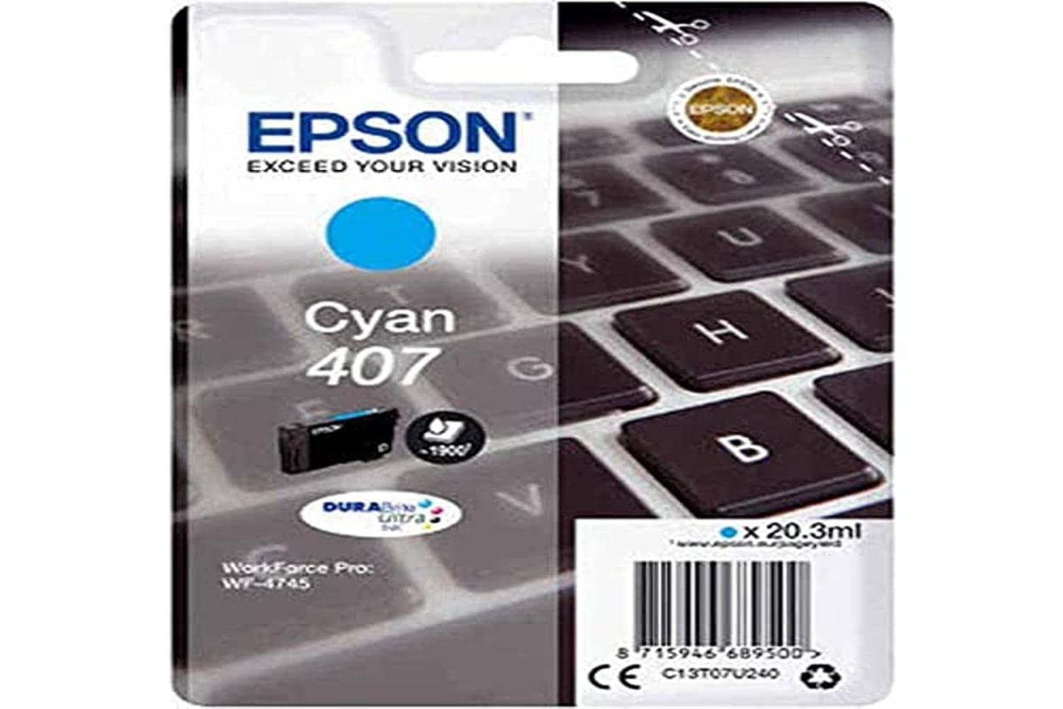 EPSON 2LB WF-4745 Series Ink Cartridge Cyan