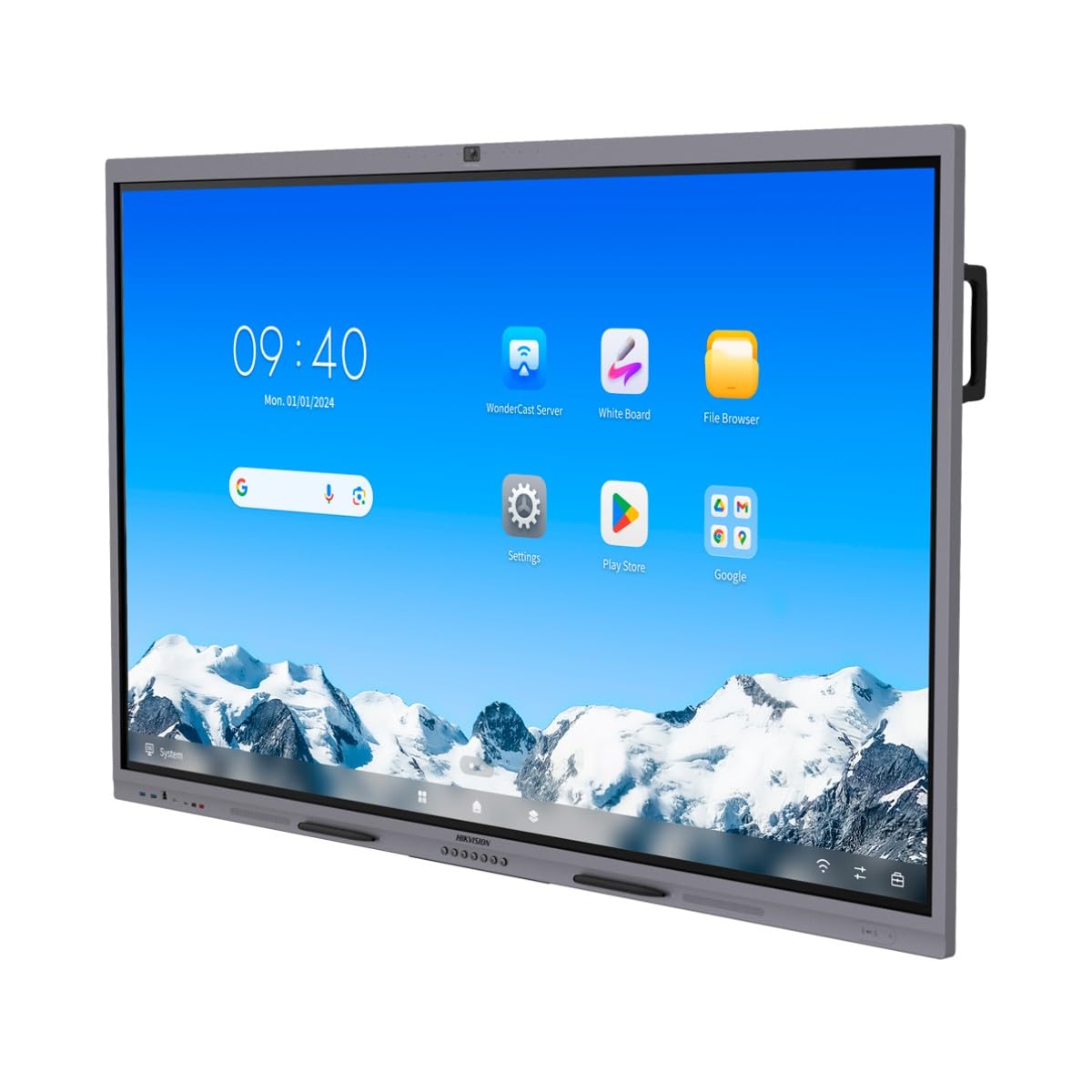 ECRAN HIKVISION 86'' 4K Interactive 3840x2160 16h/7j 480cd/m  VA LED 50pts 5 ms