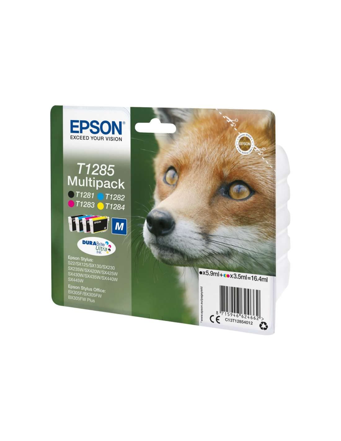 Ink/T1285 Fox 3.5ml CMY 5.9ml BK