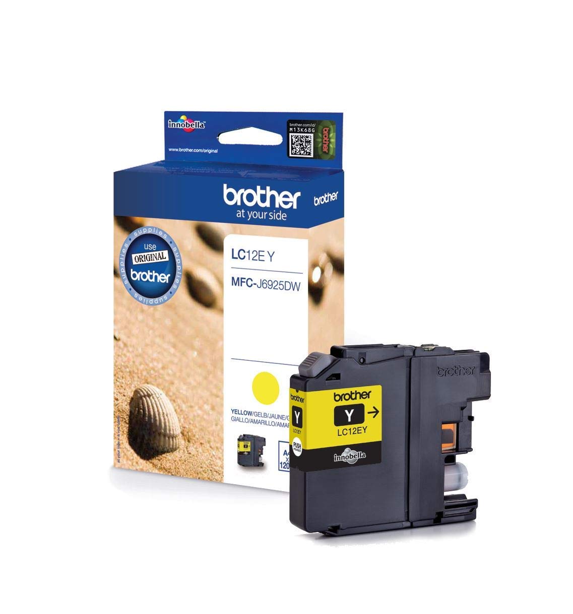 BROTHER Cartouche d encre jaune haute capacité 1200 p. pour MFCJ6925DW