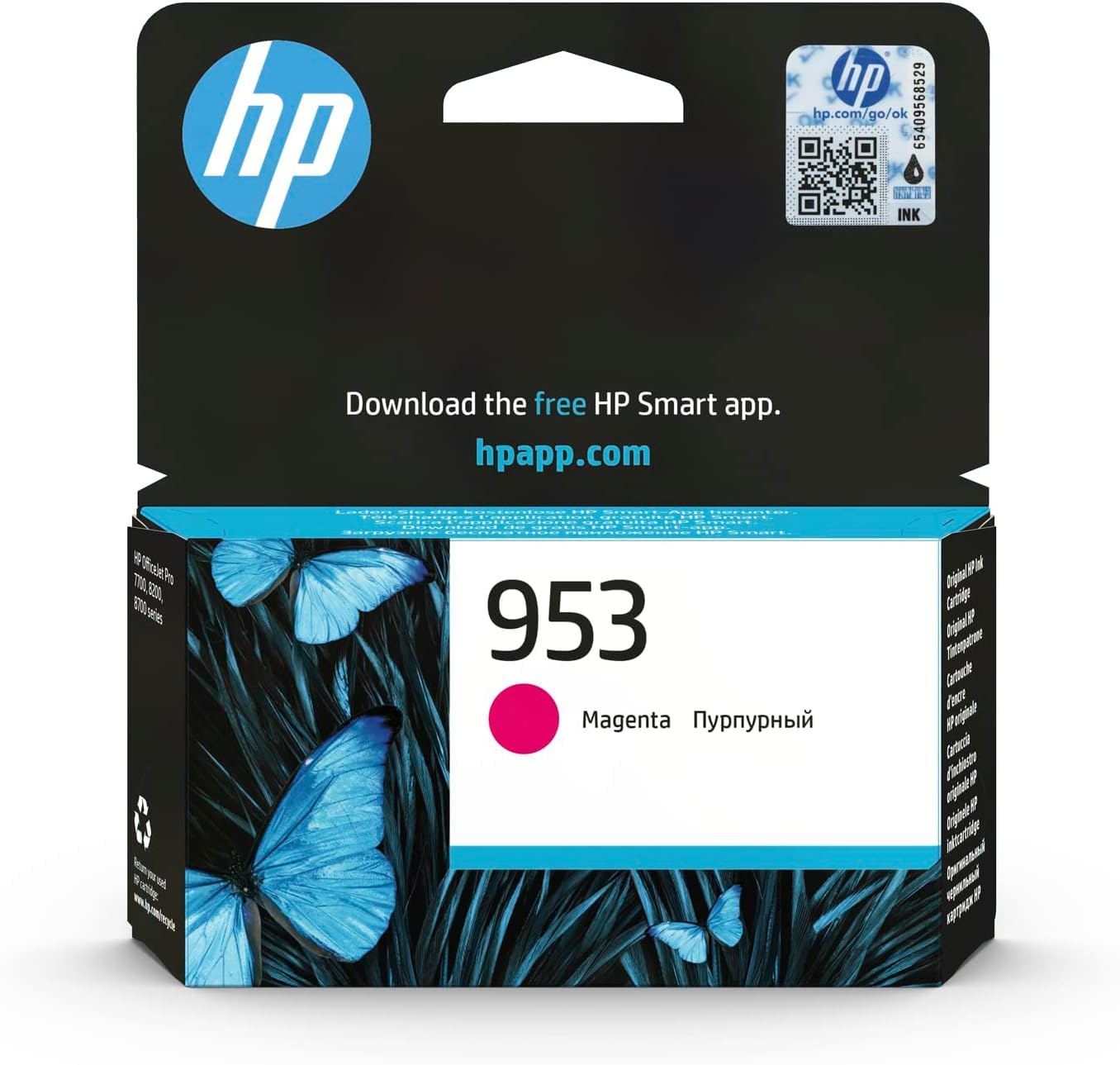 HP 953 original Ink cartridge F6U13AE BGX Magenta 700 Pages