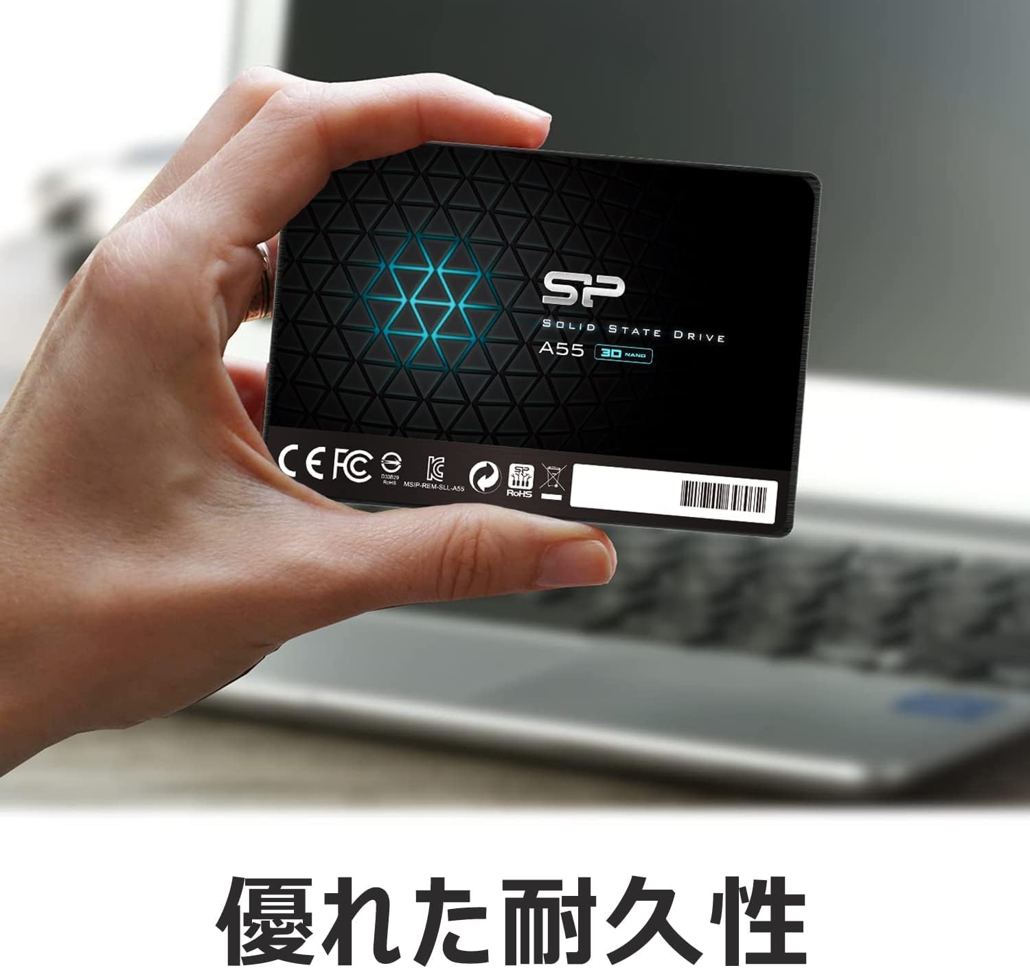 SILICON POWER SSD Ace A55 512Go 2.5p SATA III 6Go/s 560/530 Mo/s