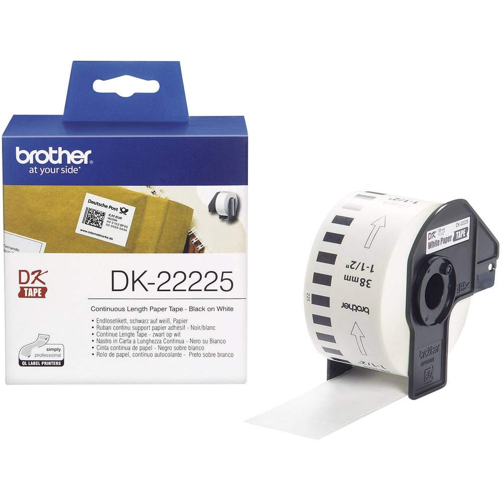 BROTHER P-TOUCH DK-Continue Lengte Tape: 38mm - Thermisch papier - blanc (30.48m)