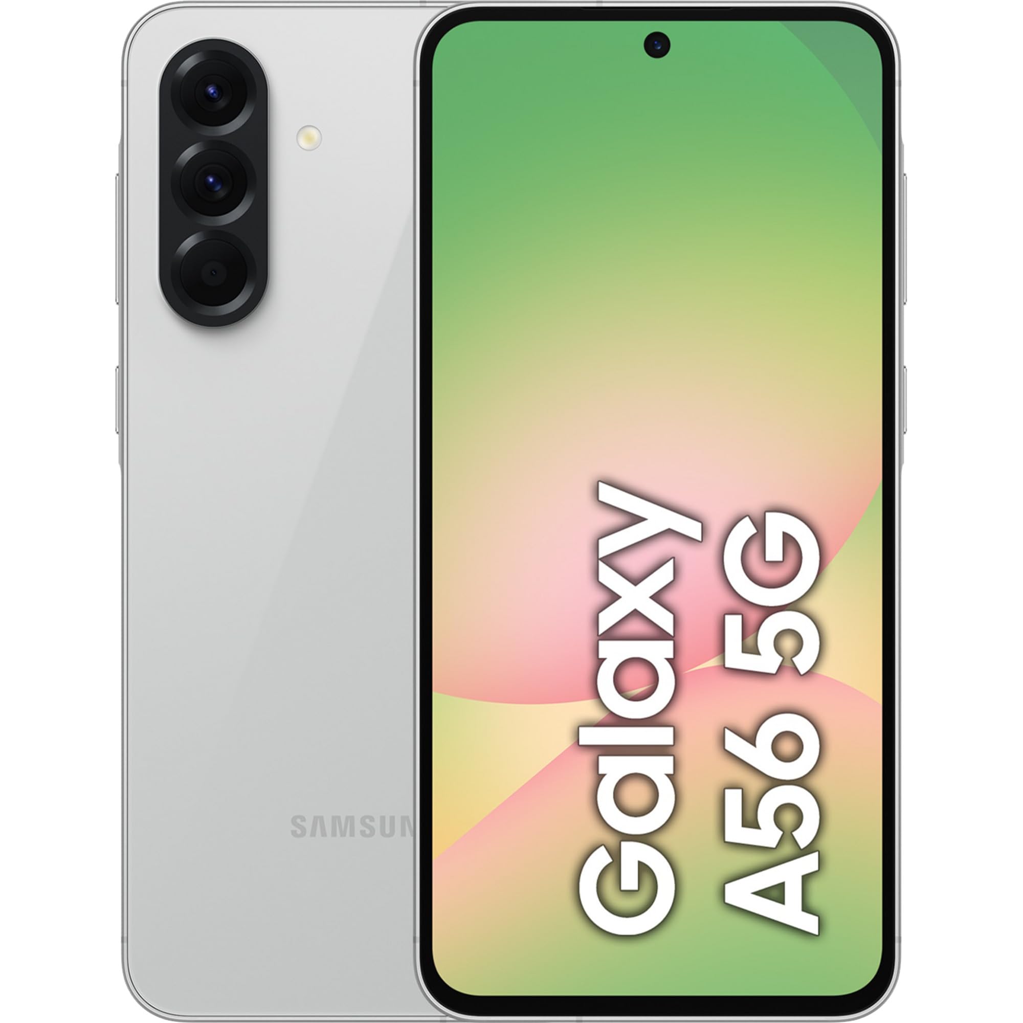 "Samsung Galaxy A56 17 cm (6.7"") Double SIM Android 15 5G USB Type-C 8 Go 256 Go 5000 mAh Gris clair"