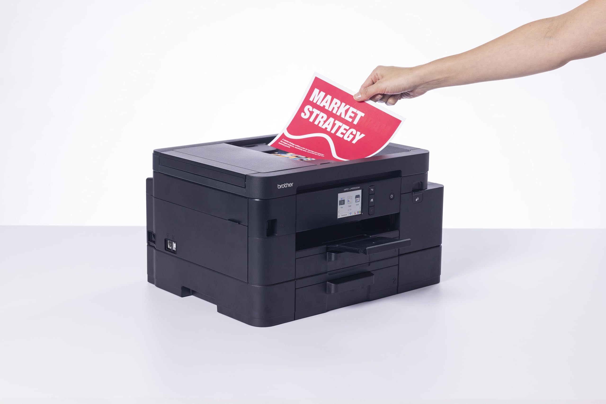 BROTHER MFC-J4550DW Compact all-in-one wireless business ink printer with ADF and two paper trays 20ppm