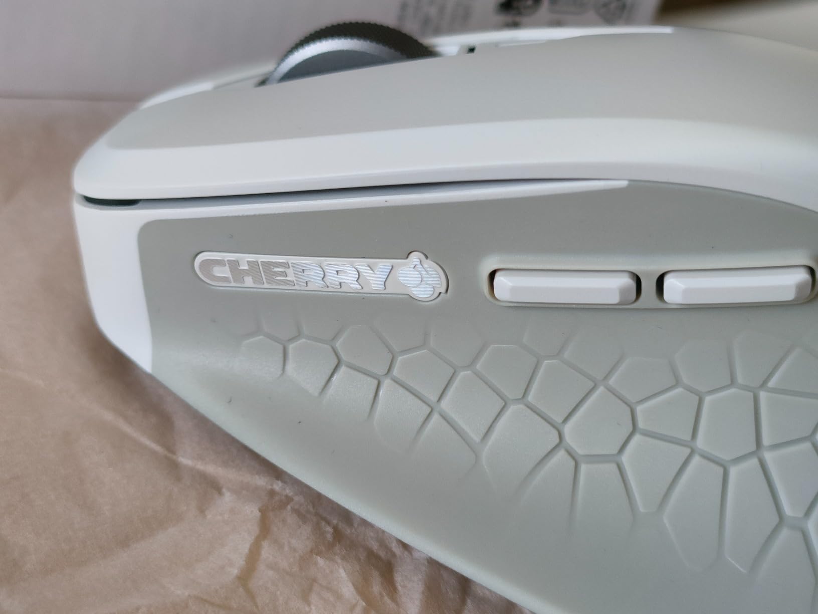 CHERRY Souris STREAM COMFORT sans fil blanche