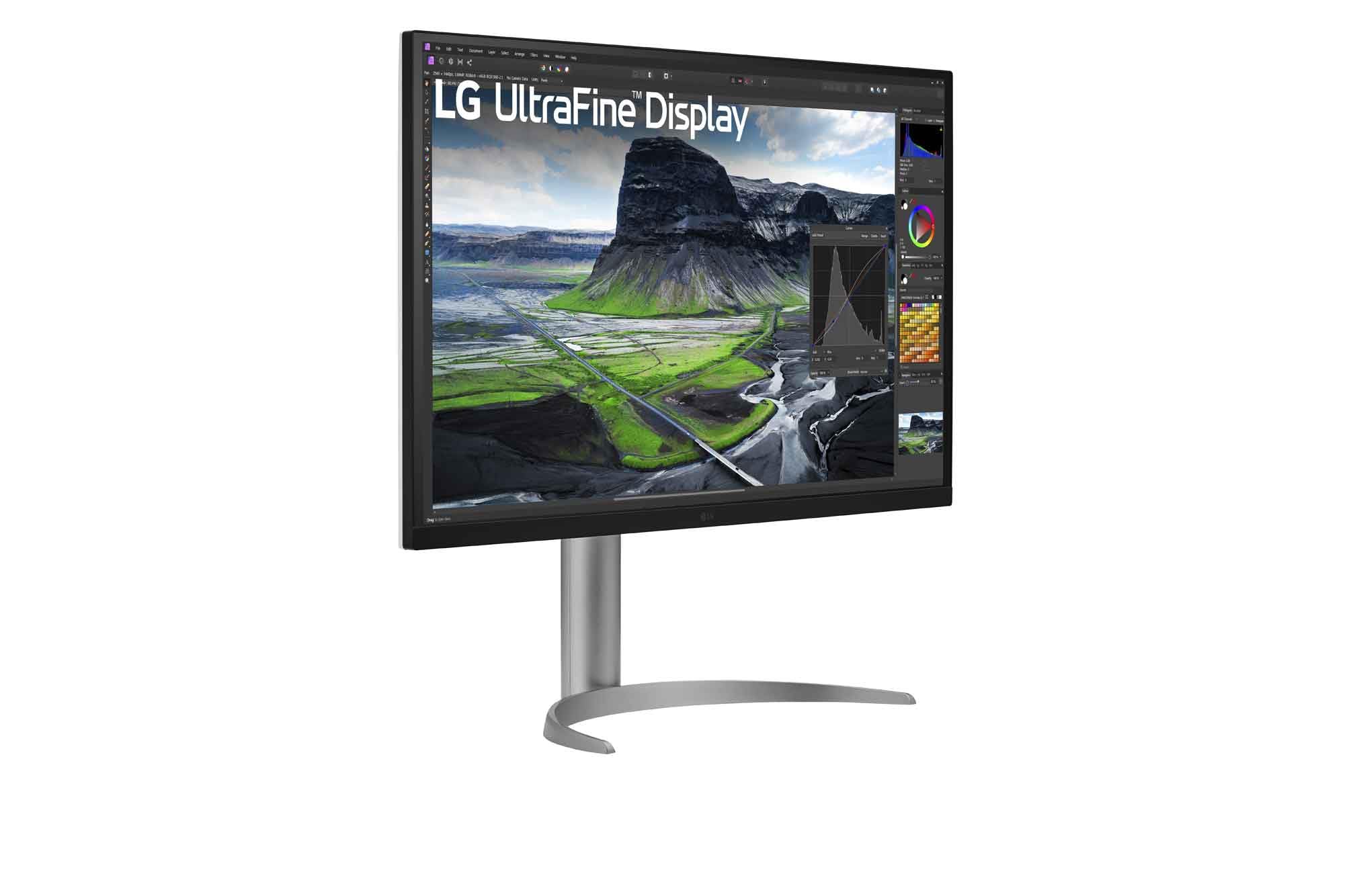LG Ecran LED - 32p - 3840x2160 4K - 60 Hz - IPS - 5 ms - 500 cd/m2 - 2000:1 - HDR400 - USB-C - HDMI - DisplayPort - Haut Parleurs