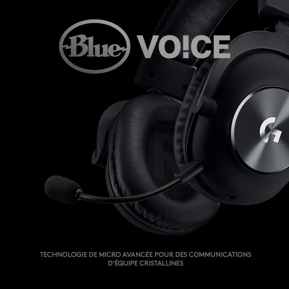 LOGITECH G Pro X Headset full size wired 3.5 mm jack noise isolating