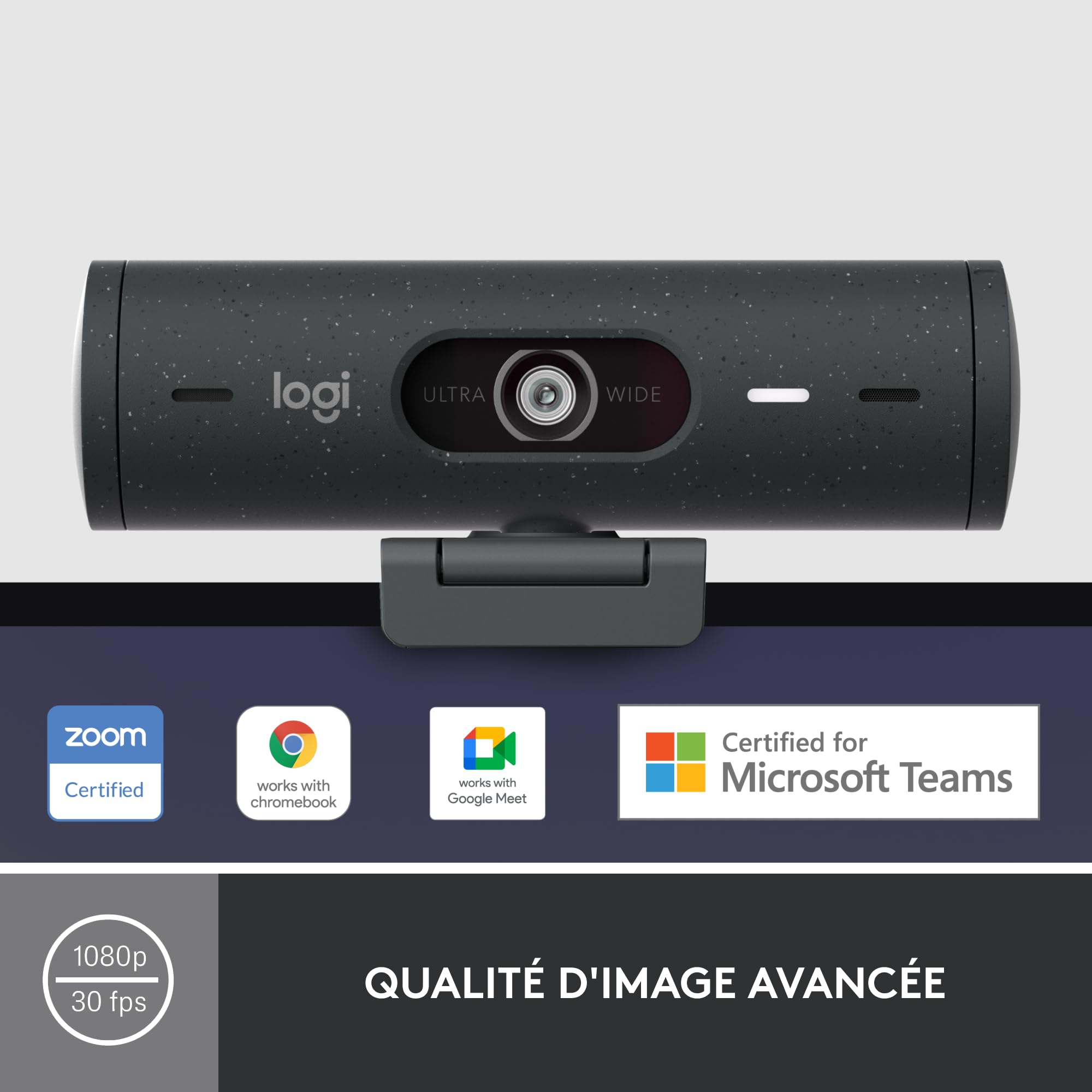 Logitech Brio 500 - GRAPHITE - EMEA28