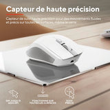 TRUST Souris sans fil OZAA II multi-connexion - Blanche