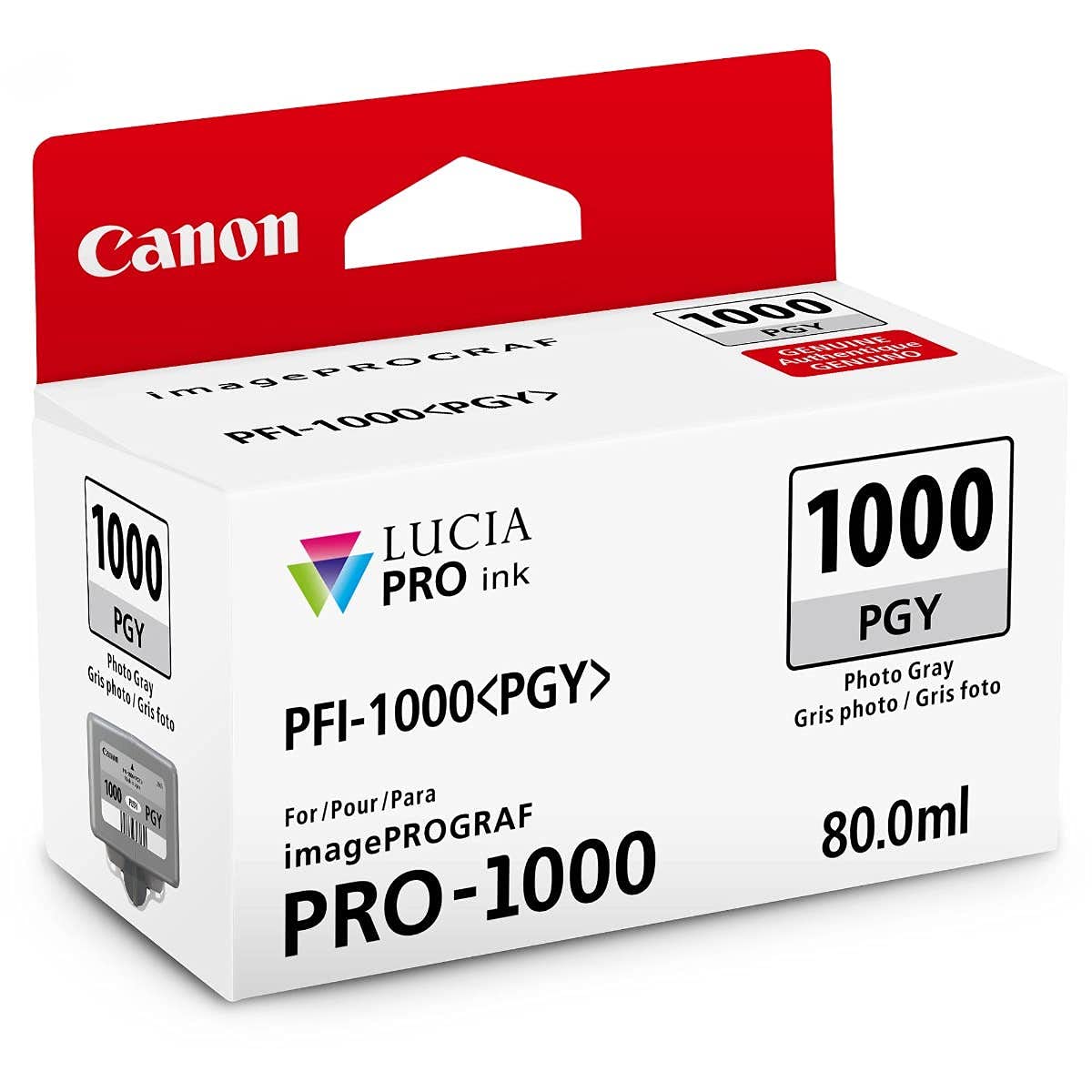 Ink/PFI-1000 Cartridge Photo GY
