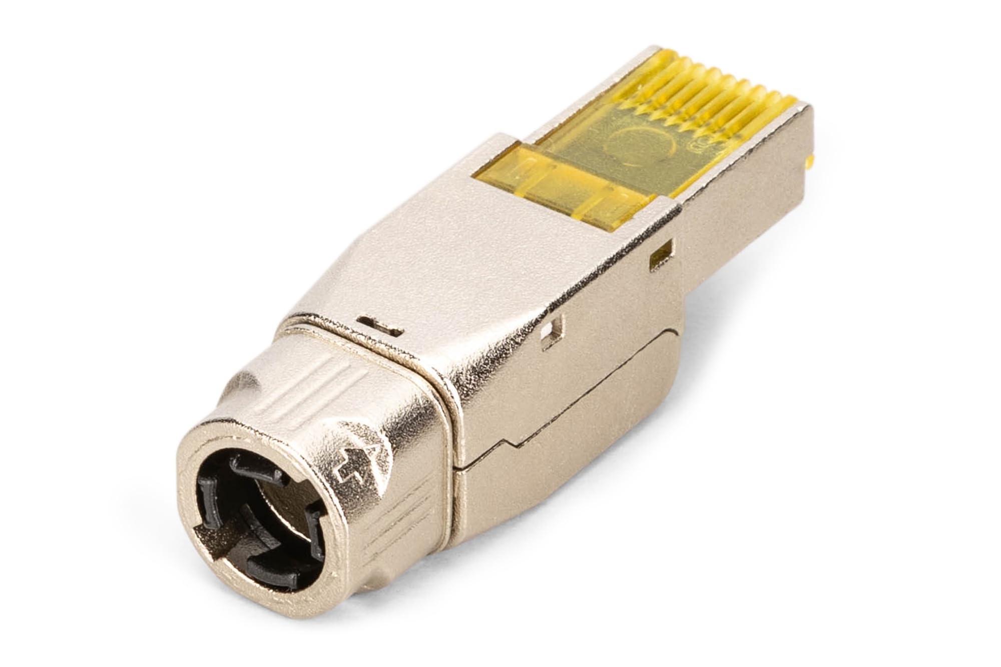 Digitus DN-93638 connecteur de fils RJ-45 Argent, Jaune