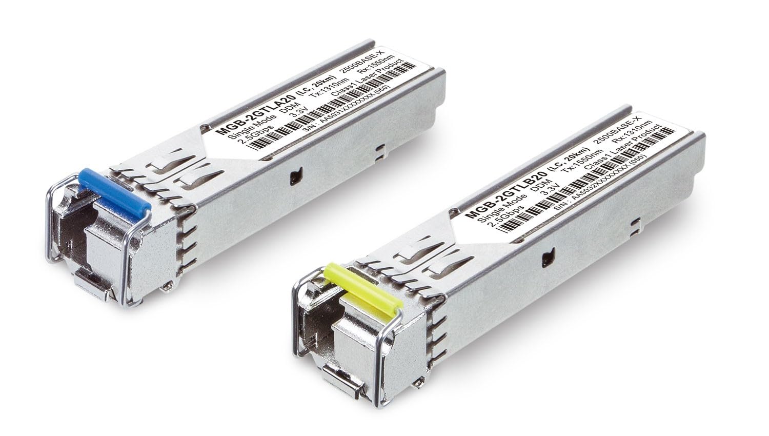 PLANET MGB-2GTLB20 module émetteur-récepteur de réseau Fibre optique SFP