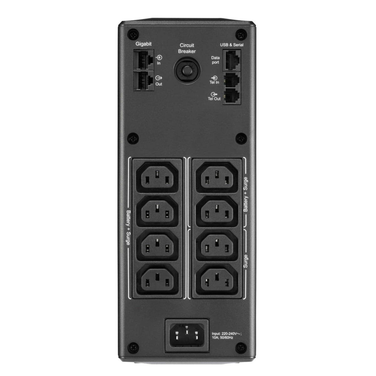APC Back-UPS Pro BR1300MI UPS AC 230V 780Watt 1300VA USB output connectors 8 Black