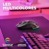 TRUST Souris gaming sans fil HELOX ultra légére - Noire
