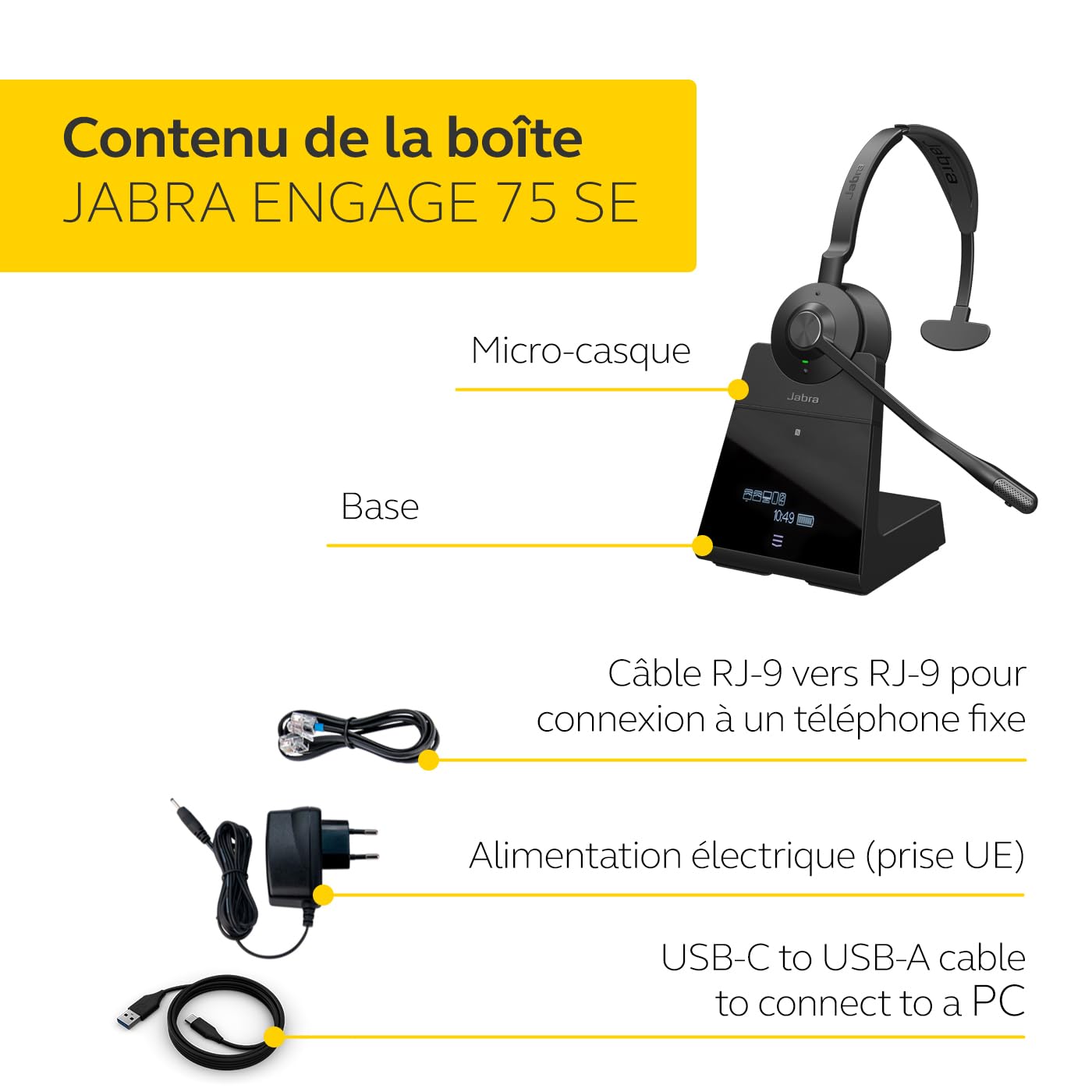 Jabra Engage 75 SE version Mono