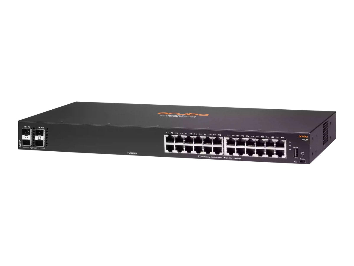 HPE Aruba 6100 Switch 24G 4SFP+ Europe - English localization