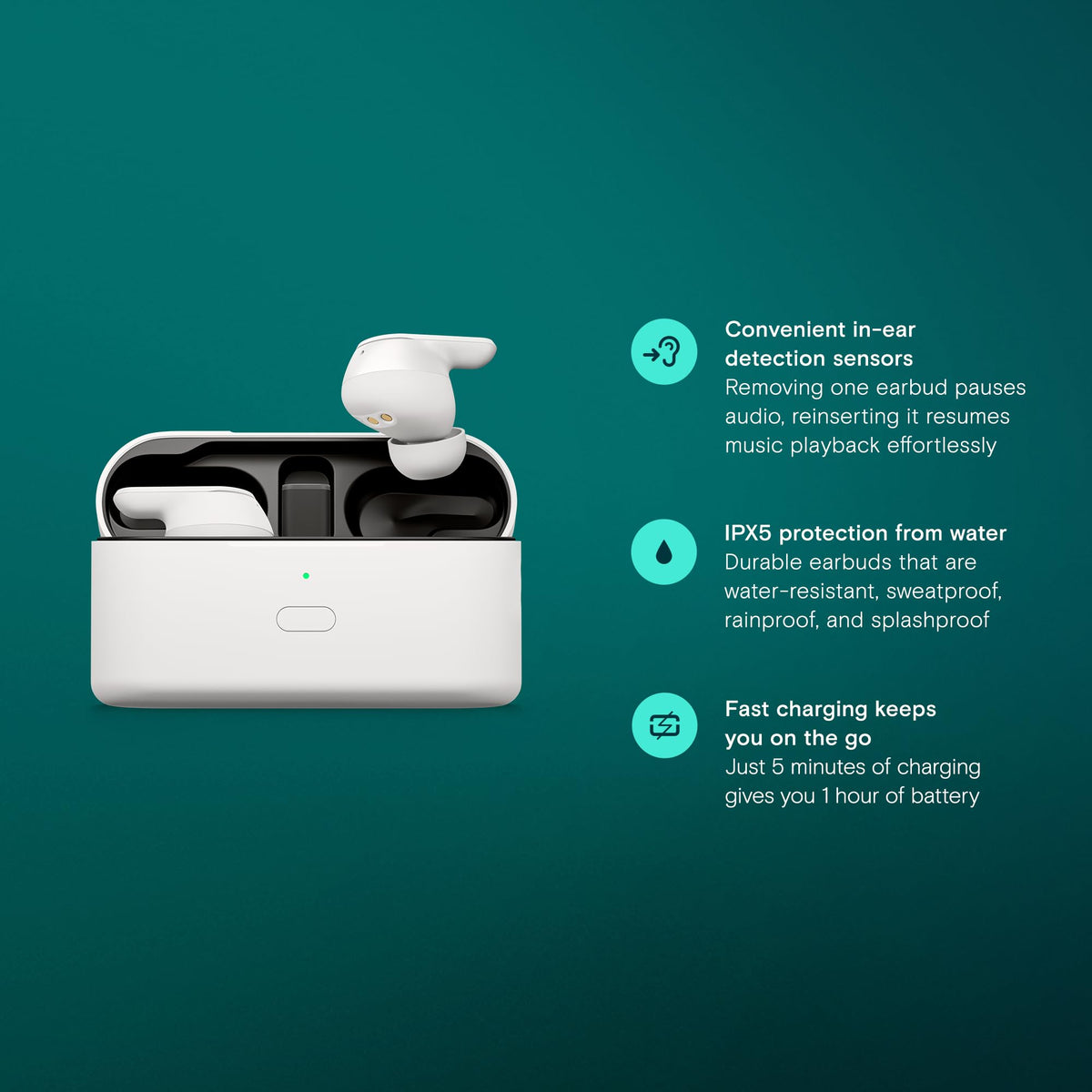 EPOS ADAPT E1 Headset Nordic White