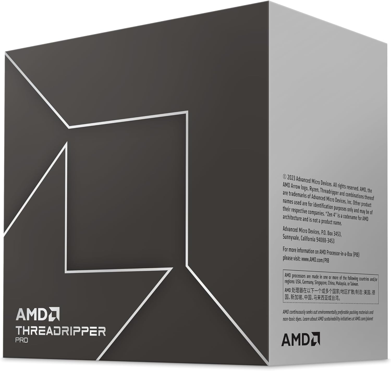 AMD Ryzen Threadripper PRO 7985WX 5.1GHz SP6 64C/128T 350W 321Mo BOX