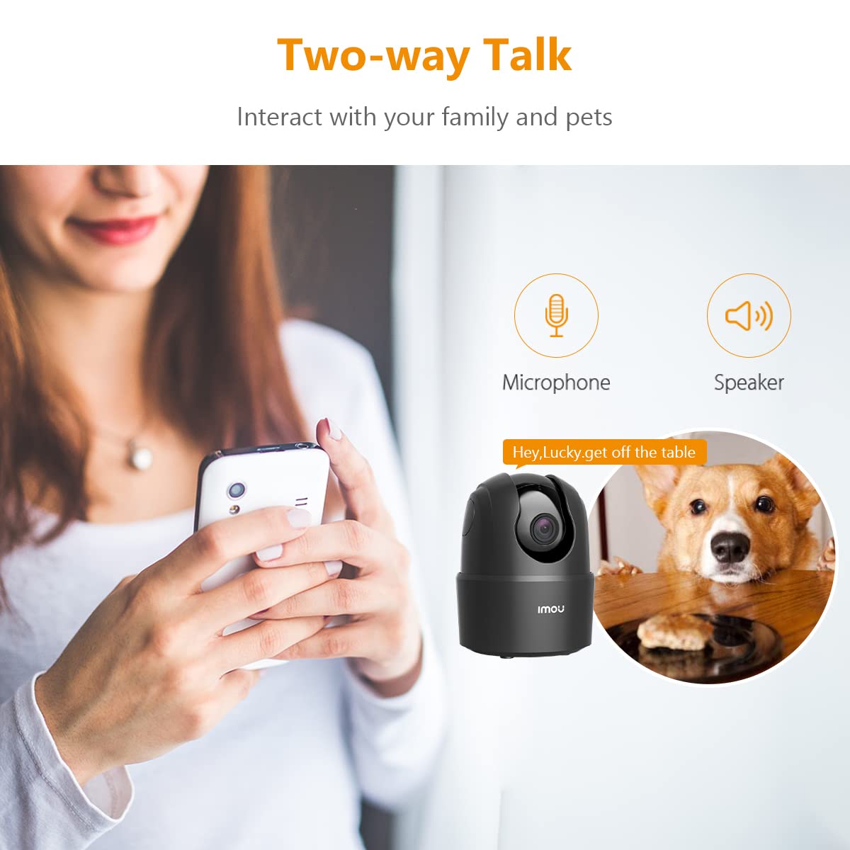 Imou Ranger Mini 5MP (3K) Dôme Caméra de sécurité IP Intérieure 2688 x 1664 pixels Plafond/mur