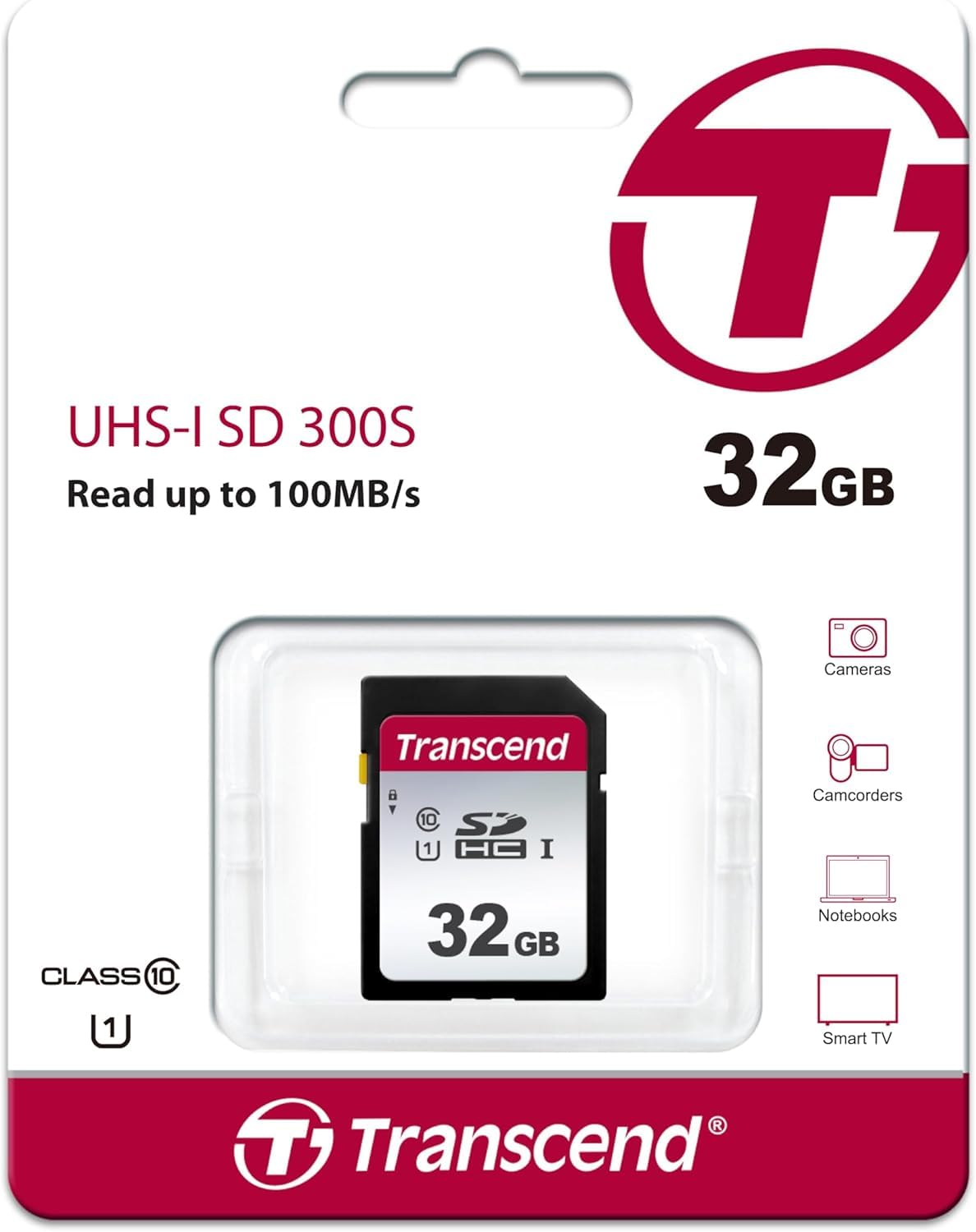 TRANSCDEND Carte mémoire SDHC 32 Go
