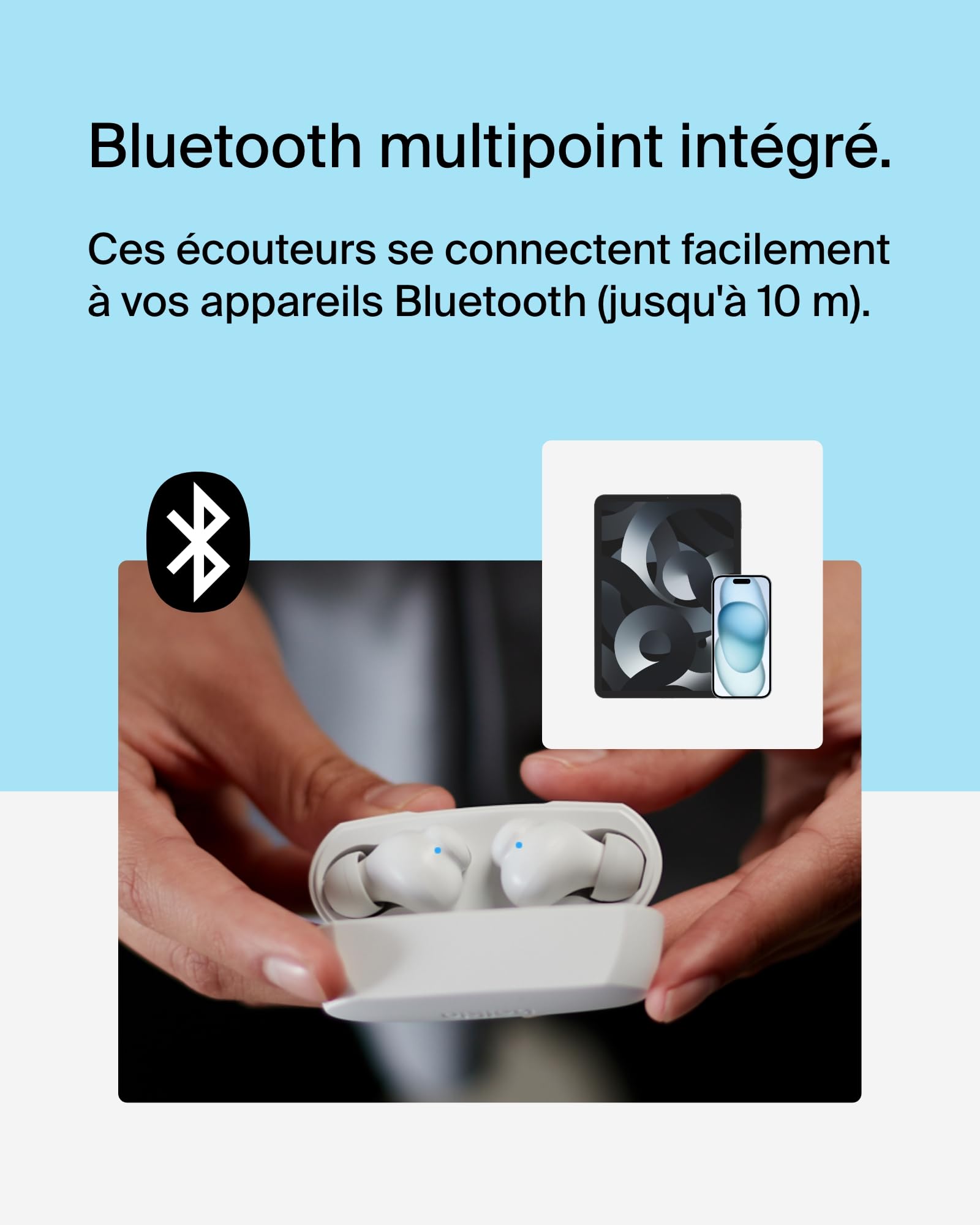 BELKIN SOUNDFORM RHYTHM True Wireless Earbuds White