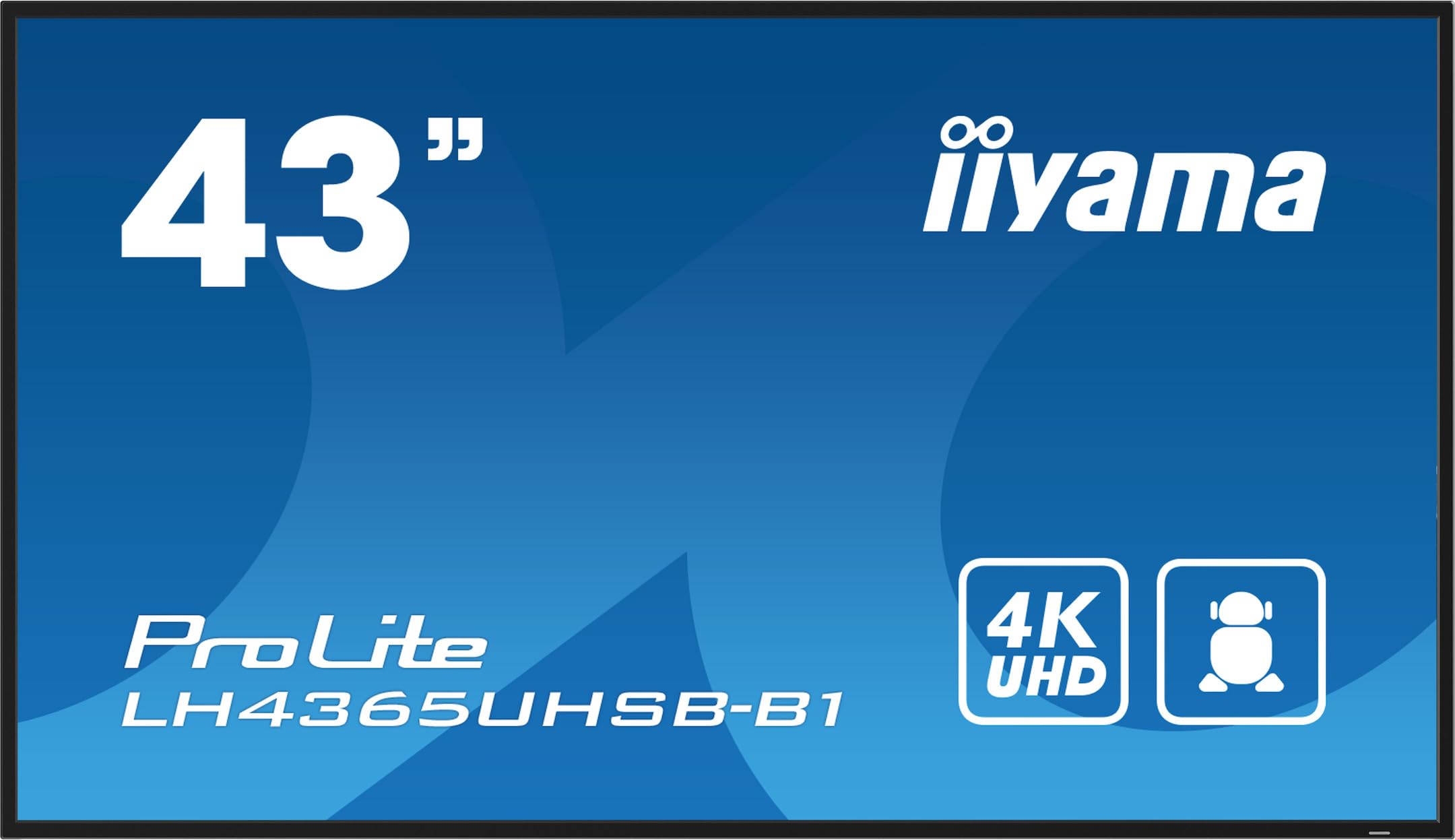 IIYAMA- Afficheur professionnel 43   LH4365UHSB-B1