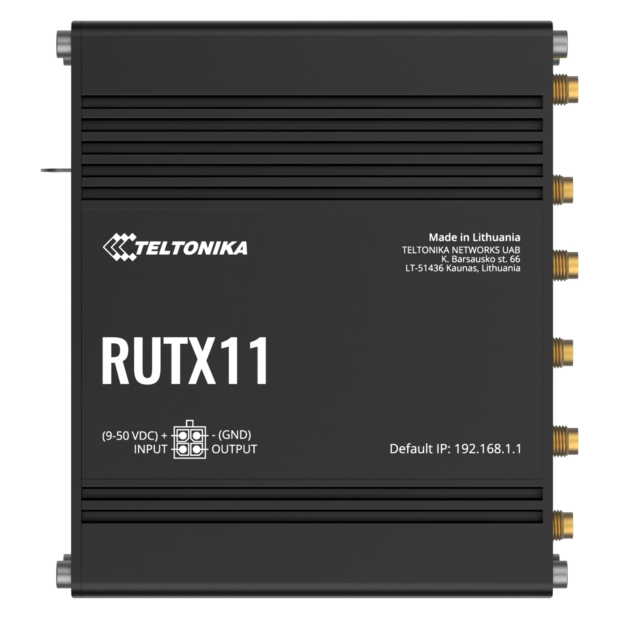 TELTONIKA NETWORKS RUTX11 4G/LTE WiFi BT DUAL SIM Router EU Version