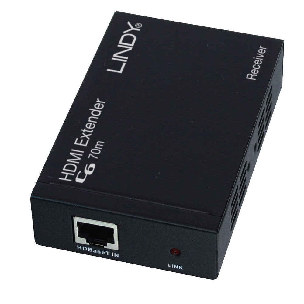 LINDY Kit extender C6 HDBaseT HDMI & IR avec PoC 70m