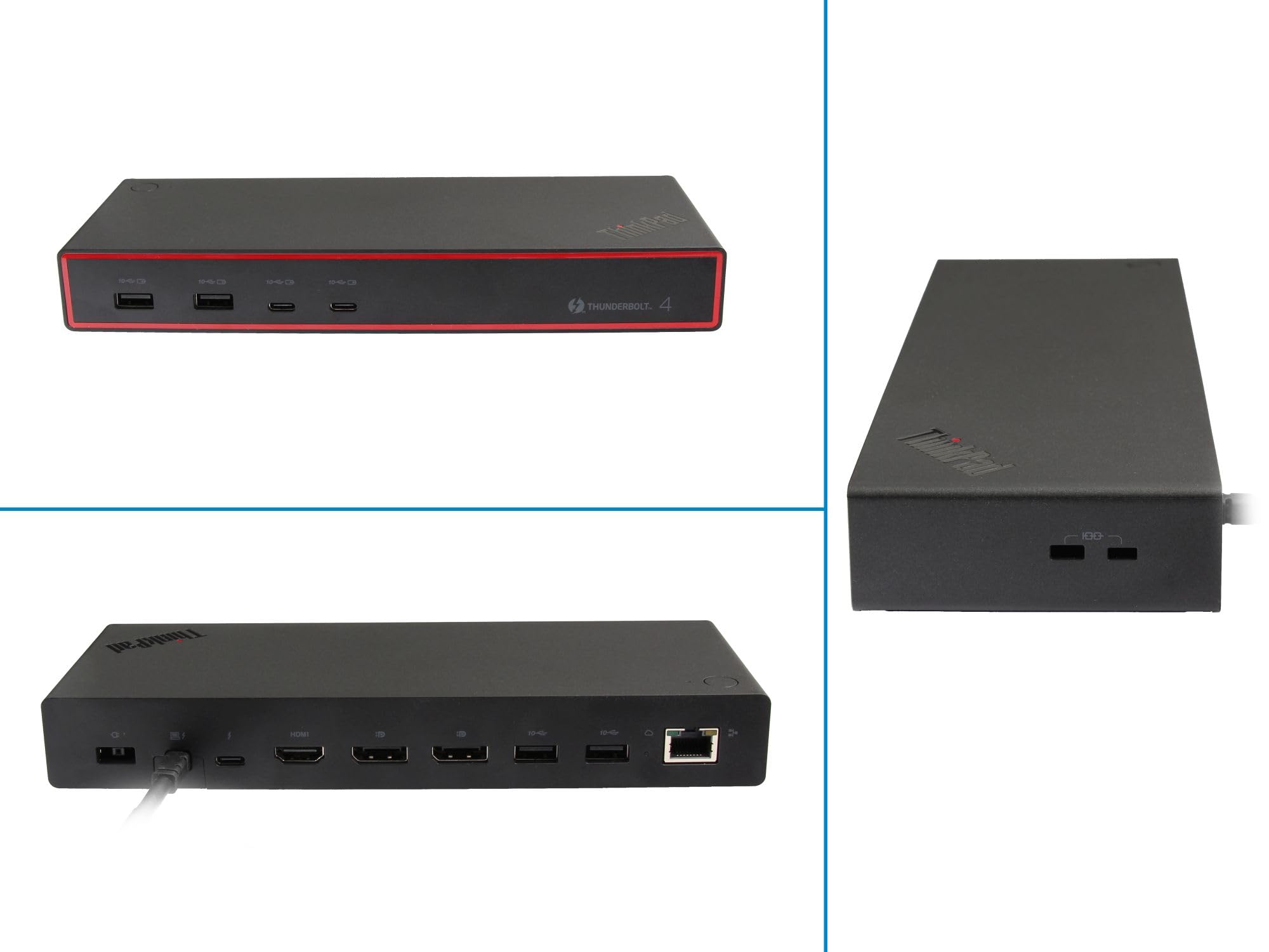 LENOVO ThinkPad Smart Dock 7500 Gen2 Docking station Thunderbolt 4 HDMI 2xDisplayport (DP) 2xUSB-C LAN (RJ-45) 2.5GbE 4xUSB 135 Watt