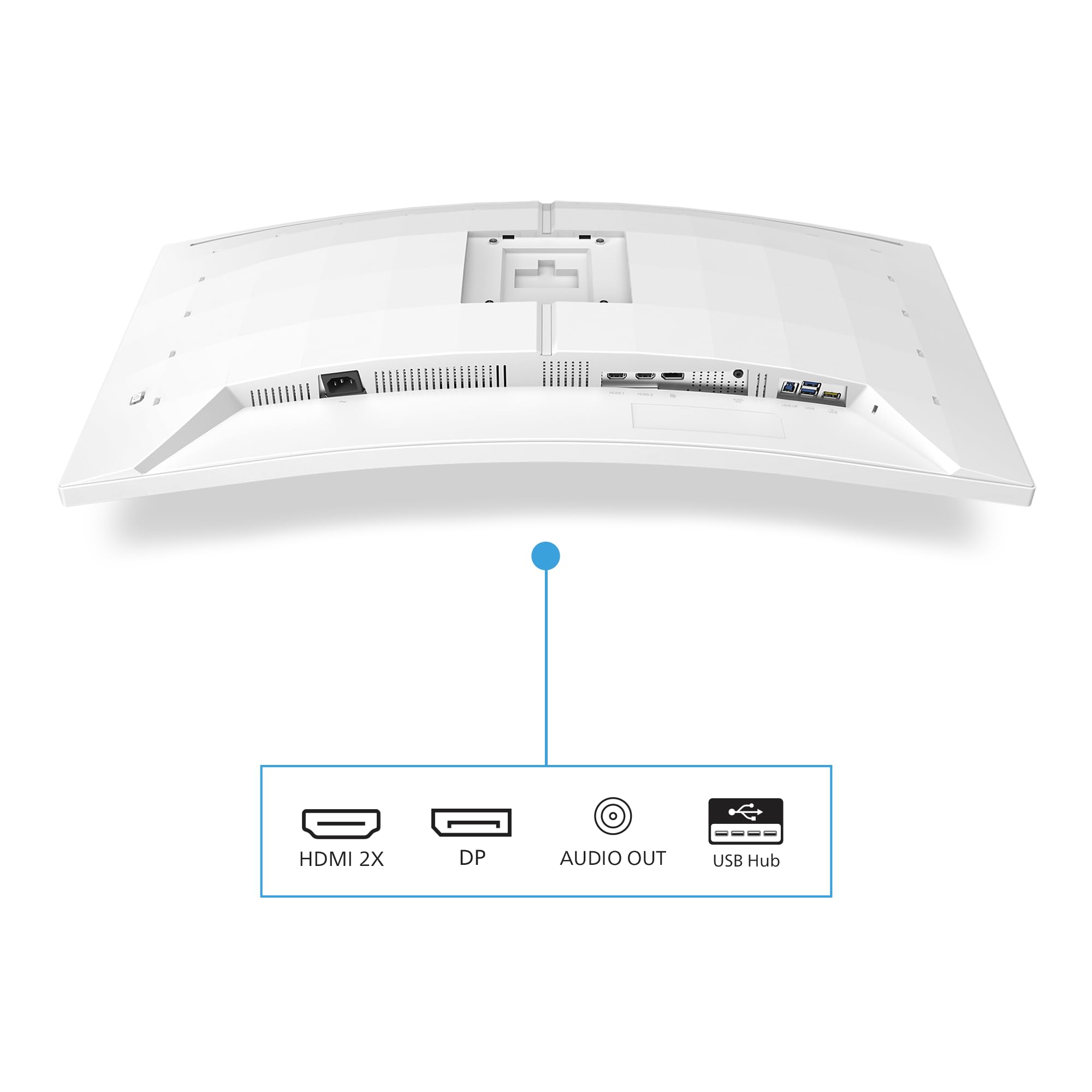 PHILIPS Evnia 5000 34M2C5501A - Ecran Gaming -  incurvé - 34" - 3440 x 1400 WQHD @ 180 Hz - 0.5 ms - VA - 300cd/m² - HDR400 - 2xHDMI