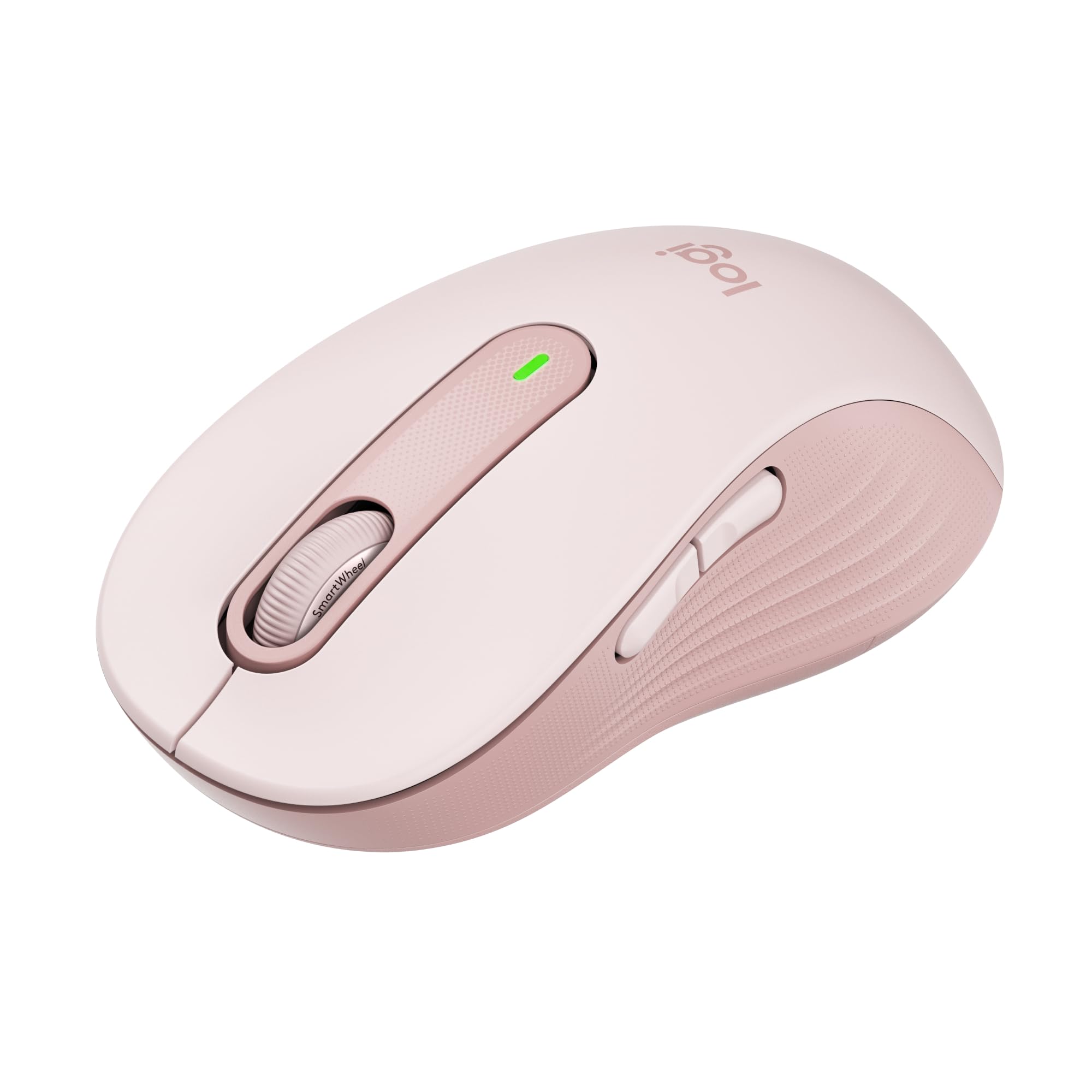 LOGITECH Signature M650 L Mouse large size optical 5 buttons wireless Bluetooth 2.4 GHz Bolt USB receiver rose