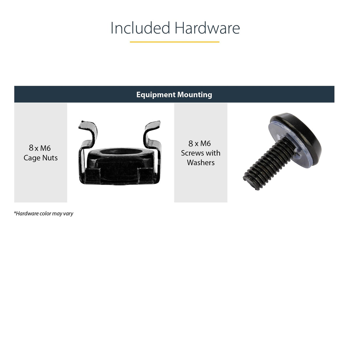 2-Pack 1U Server Vented Rack Shelf/Tray