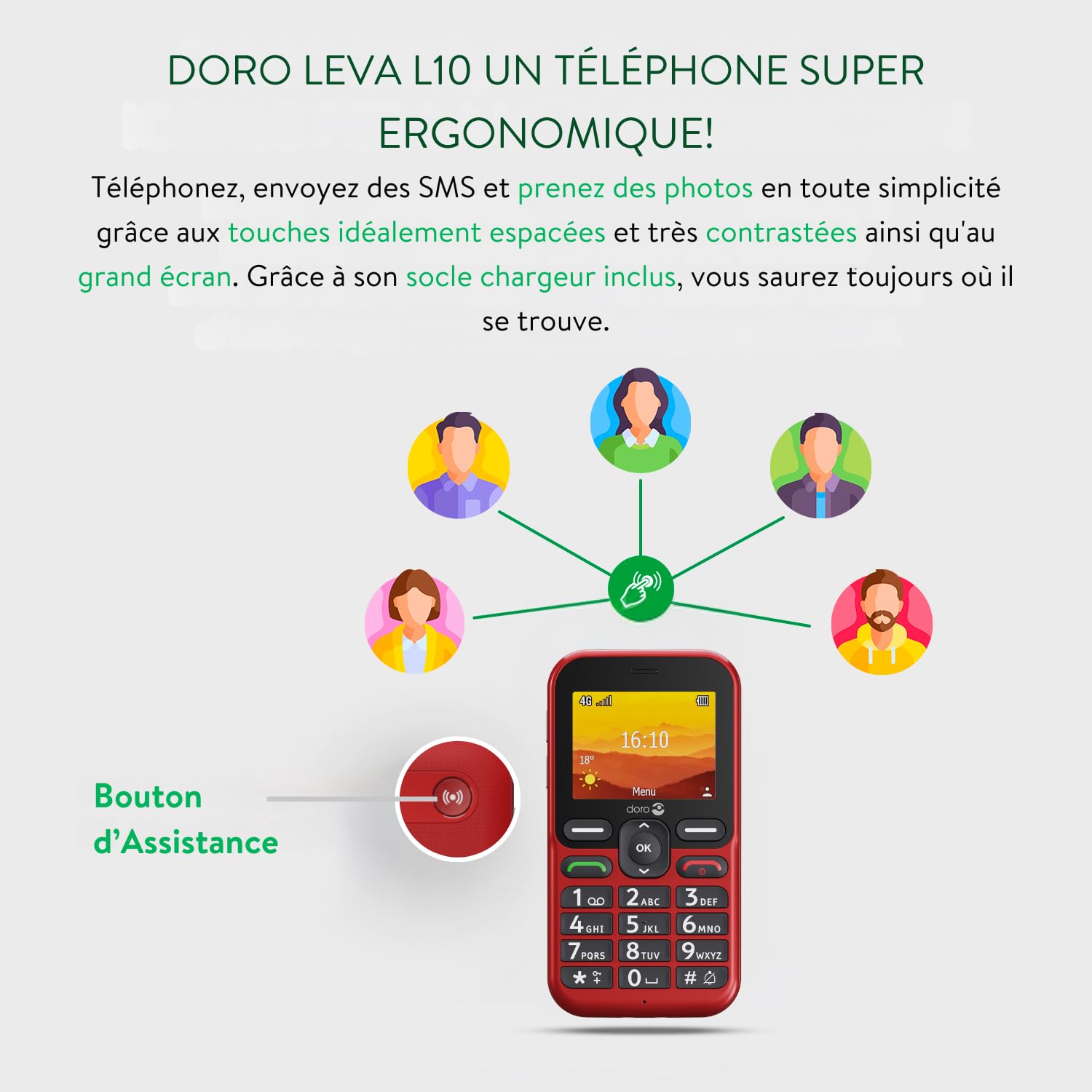 Doro Leva L10 SC GRAPHITE