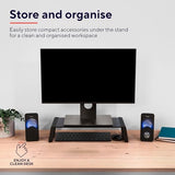 TRUST Support pour écran MONTA noir