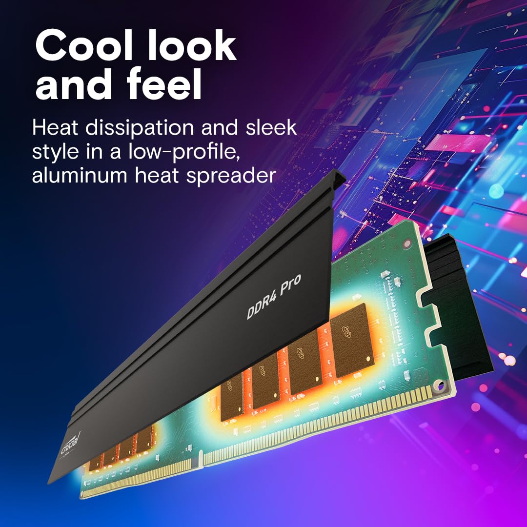 Module de mémoire Crucial Pro CP2K16G4DFRA32A 32 Go 2 x 16 Go DDR4
