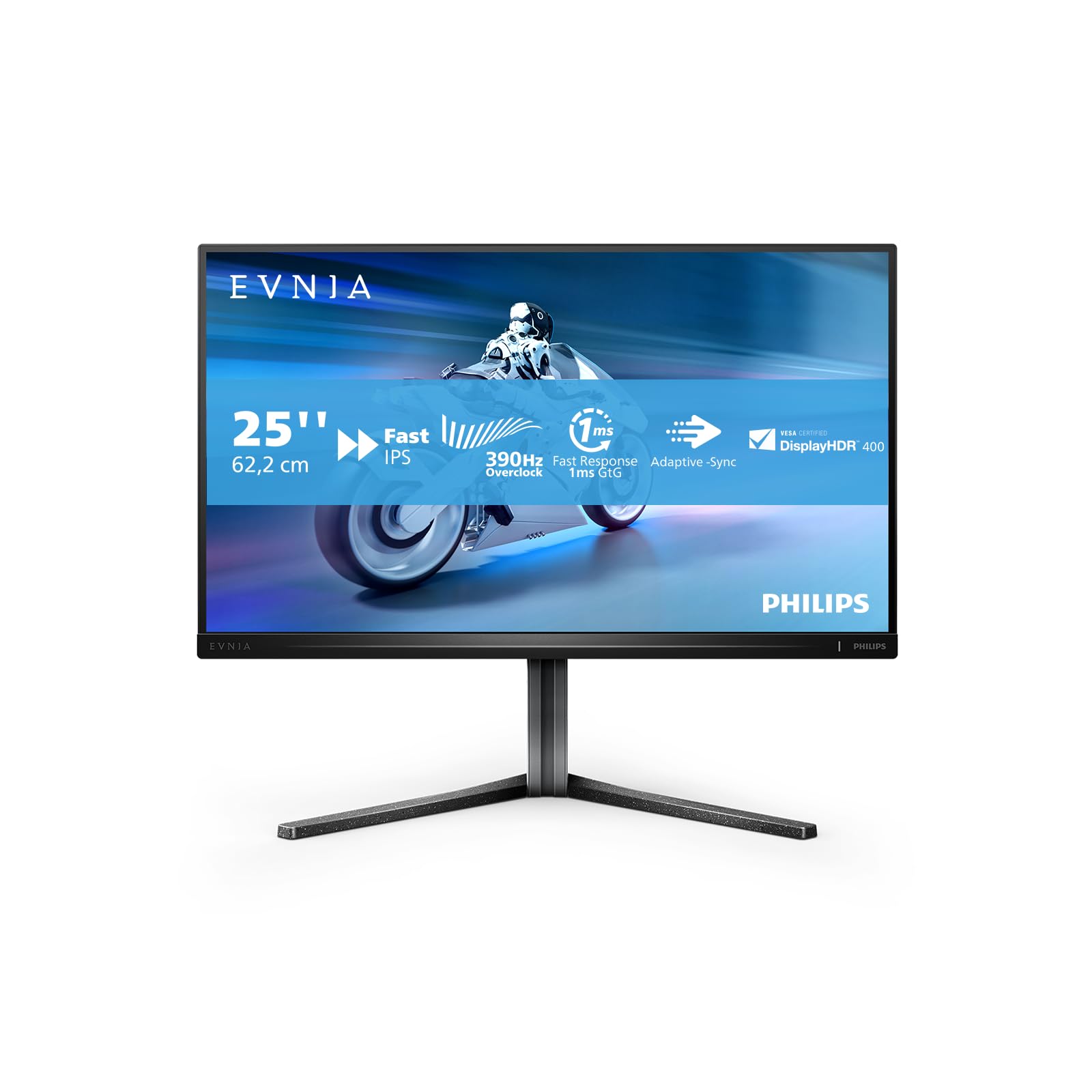 PHILIPS 25M2N5200U/00 24.5p IPS FHD 390Hz 400cd/m2 0.3ms HDMI 2.0x2 DP 1.4 pivot