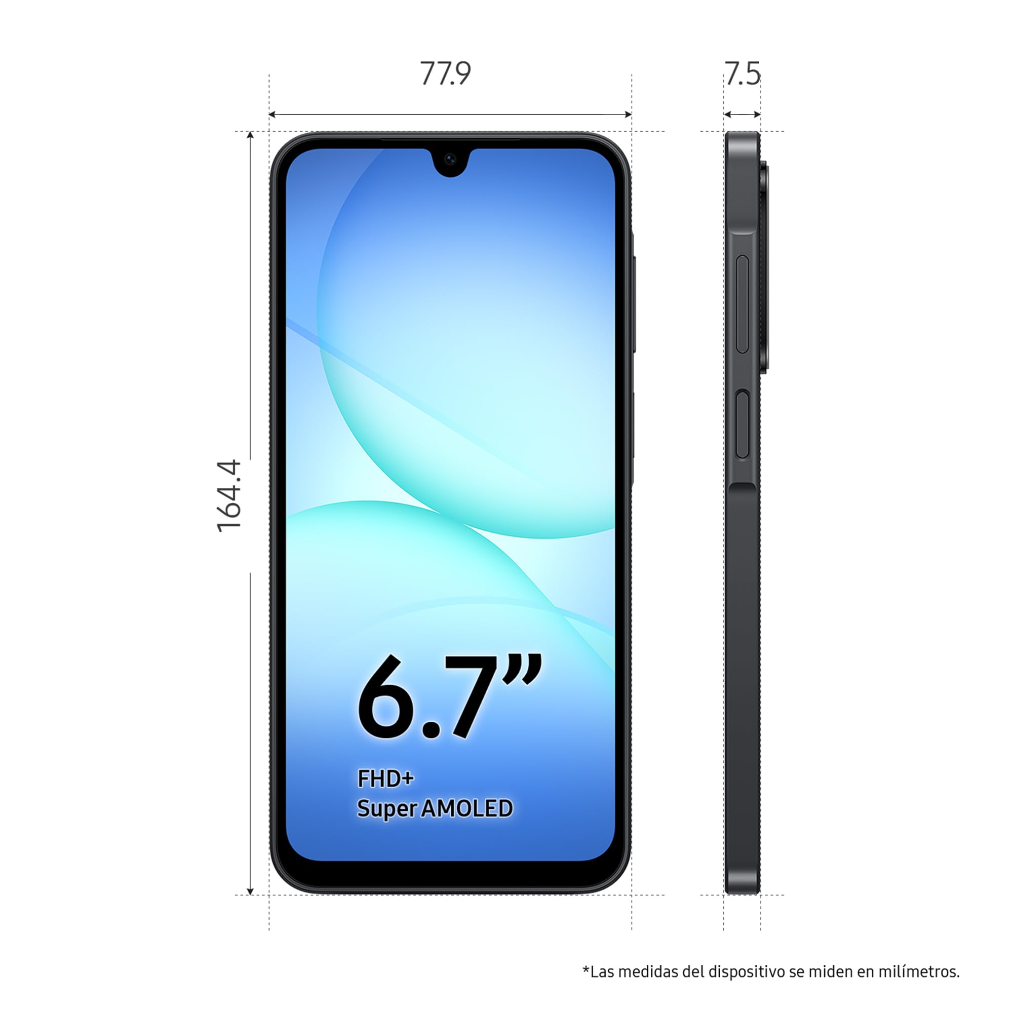 Samsung A176 Galaxy A17 5G (6.7'' - 128 Go, 4 Go RAM) Noir
